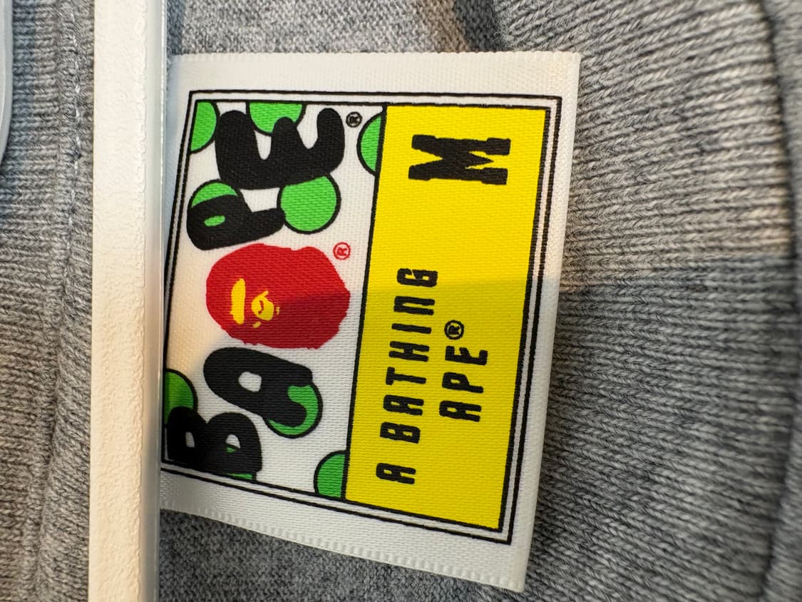 M) 베이프 AAPE 반팔 티셔츠 그레이 상품이미지2