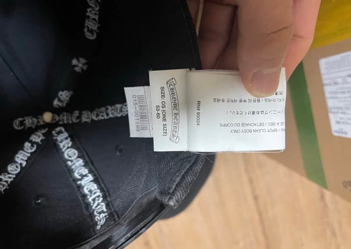 크롬하츠 바인대거 배이스볼 캡 블랙 상품이미지4