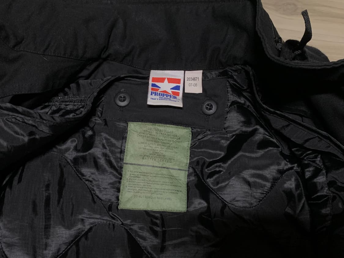 프로퍼 필드자켓 m65 블랙 상품이미지3