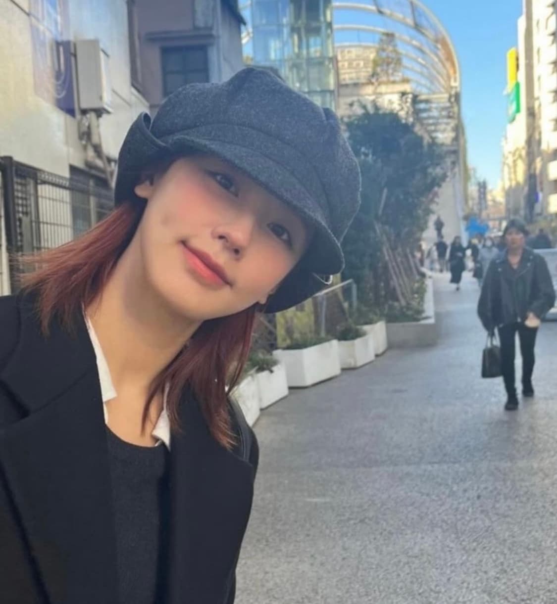 세릭  울 뉴스보이 캡 블랙 상품이미지3