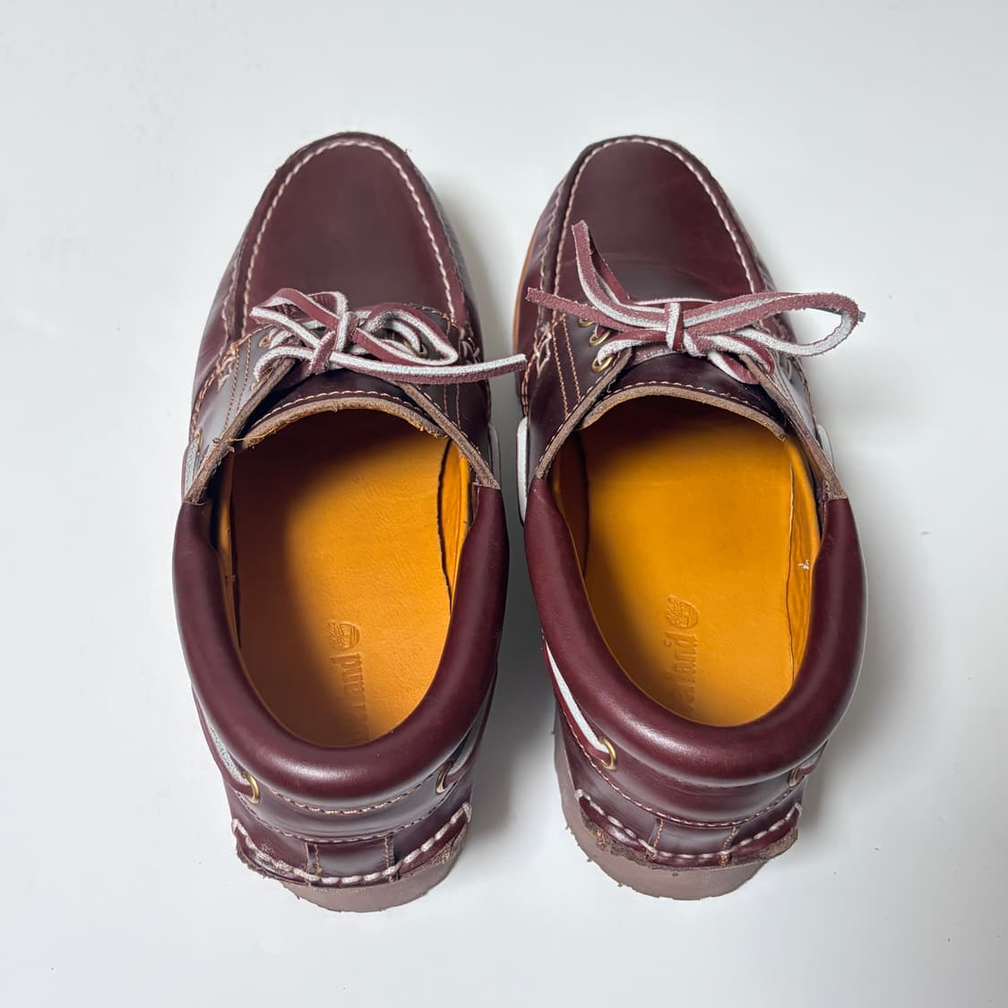 팀버랜드 보트슈즈 버건디 265 상품이미지6