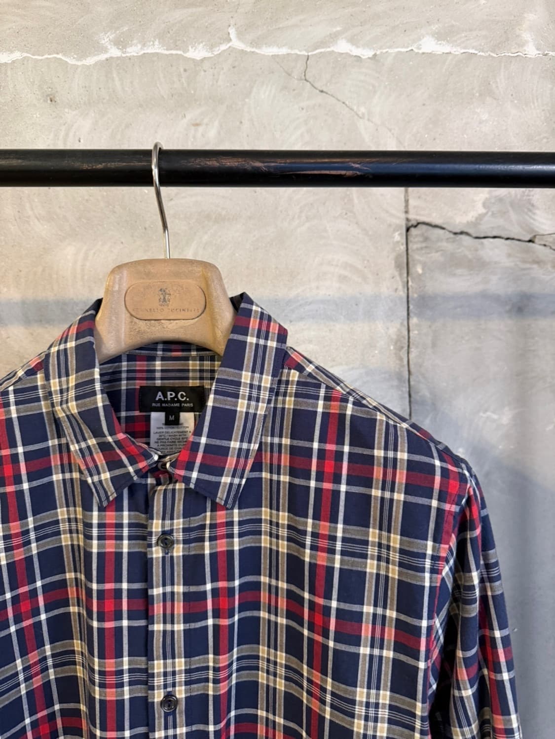 아페쎄 마드라스 셔츠 100 상품이미지4