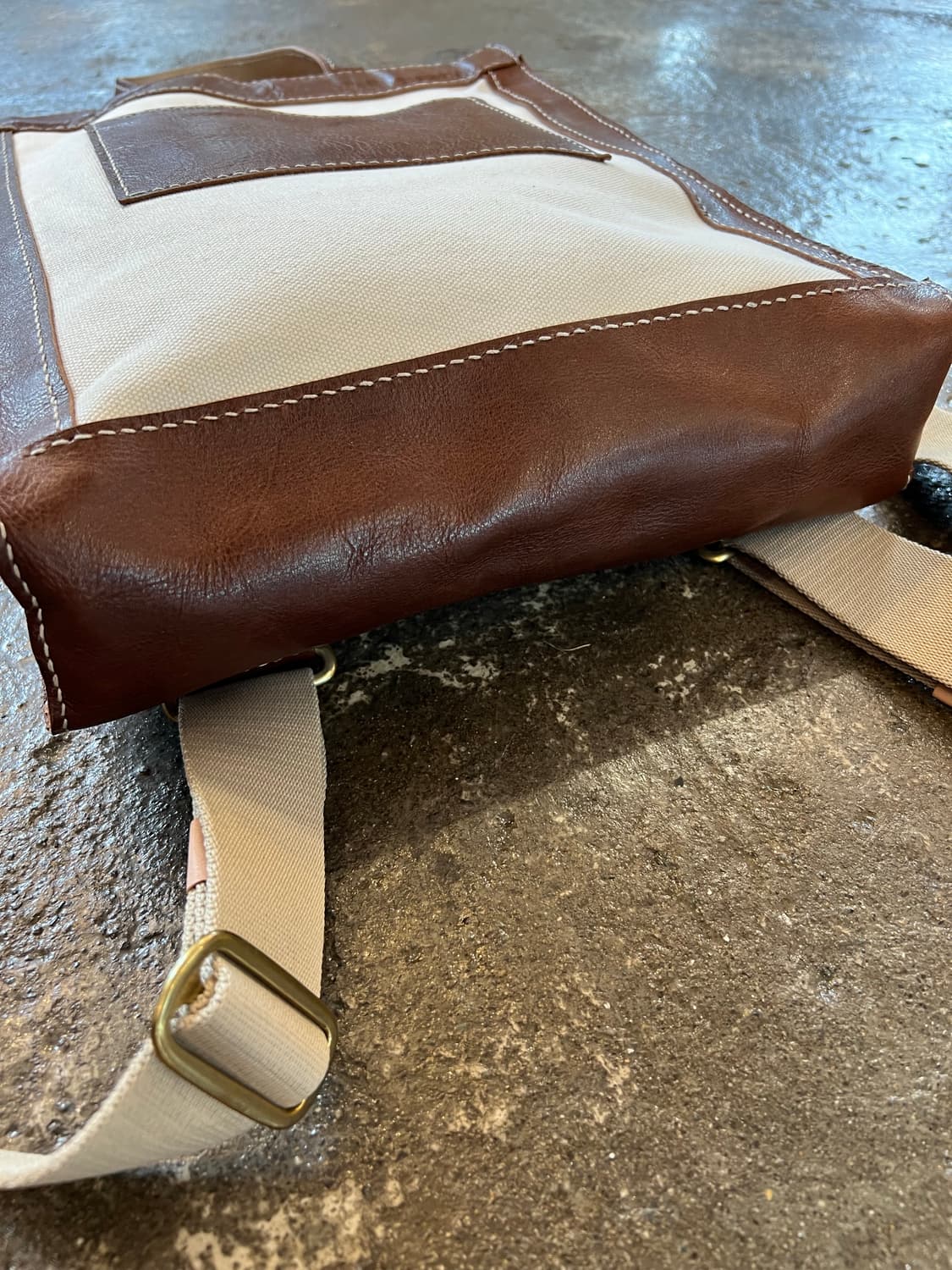 [JPN] Hand Made 가죽 캔버스 토트백&백팩 상품이미지5