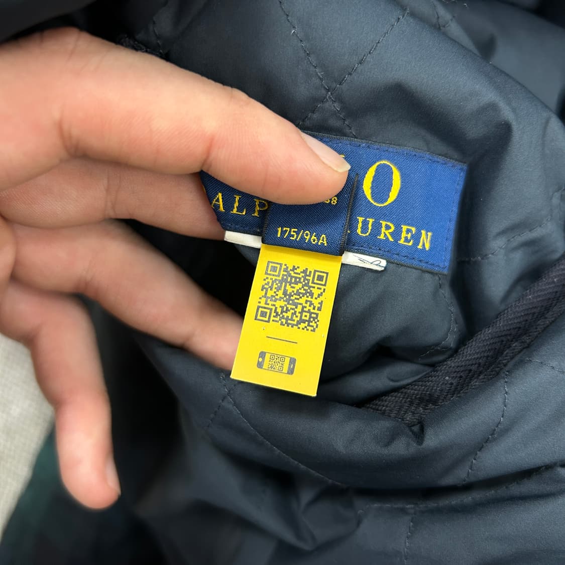 폴로 리버시블 퀼팅 자켓(M) 상품이미지9