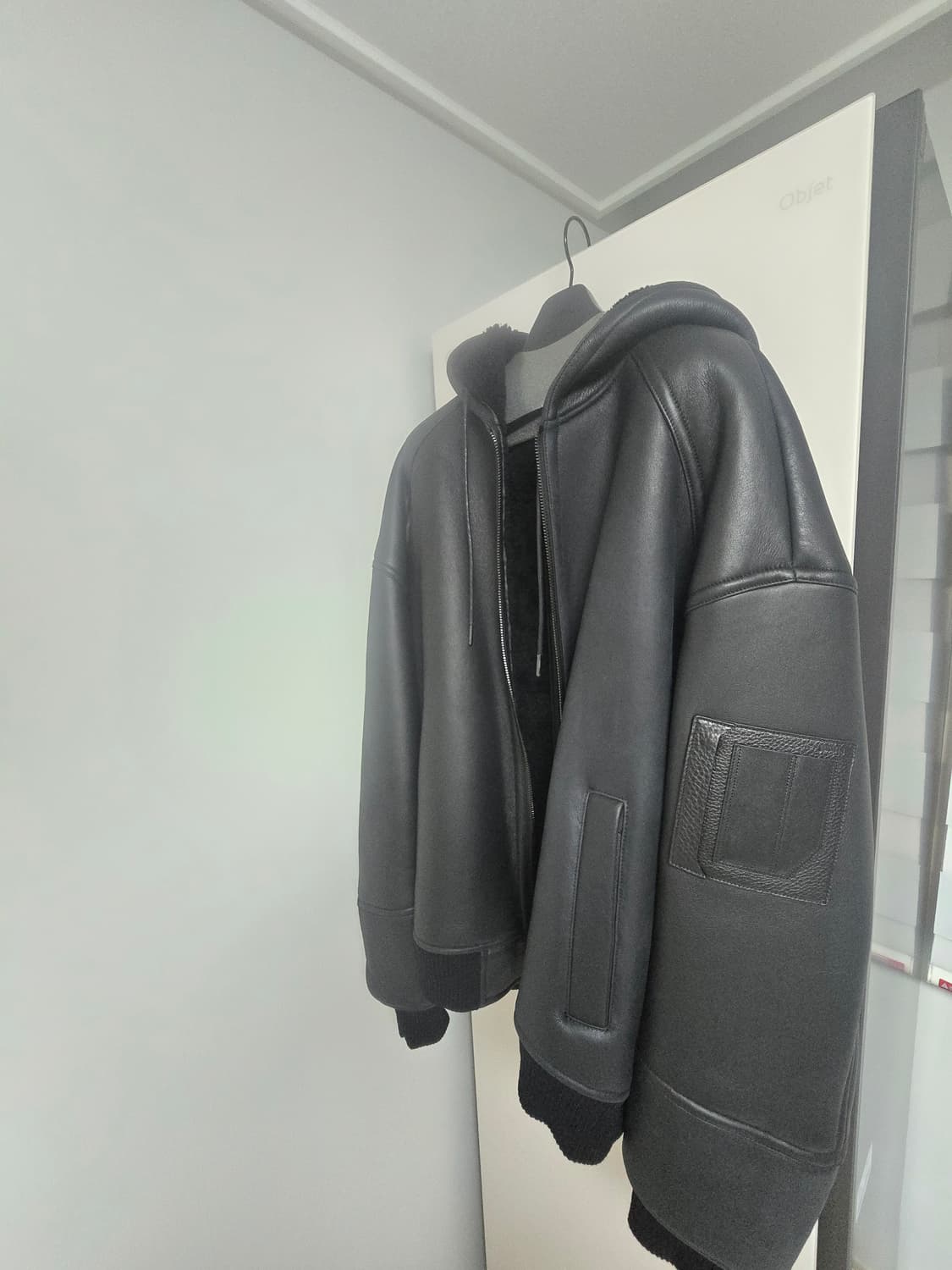 준지/24fw후드무스탕/50 상품이미지2