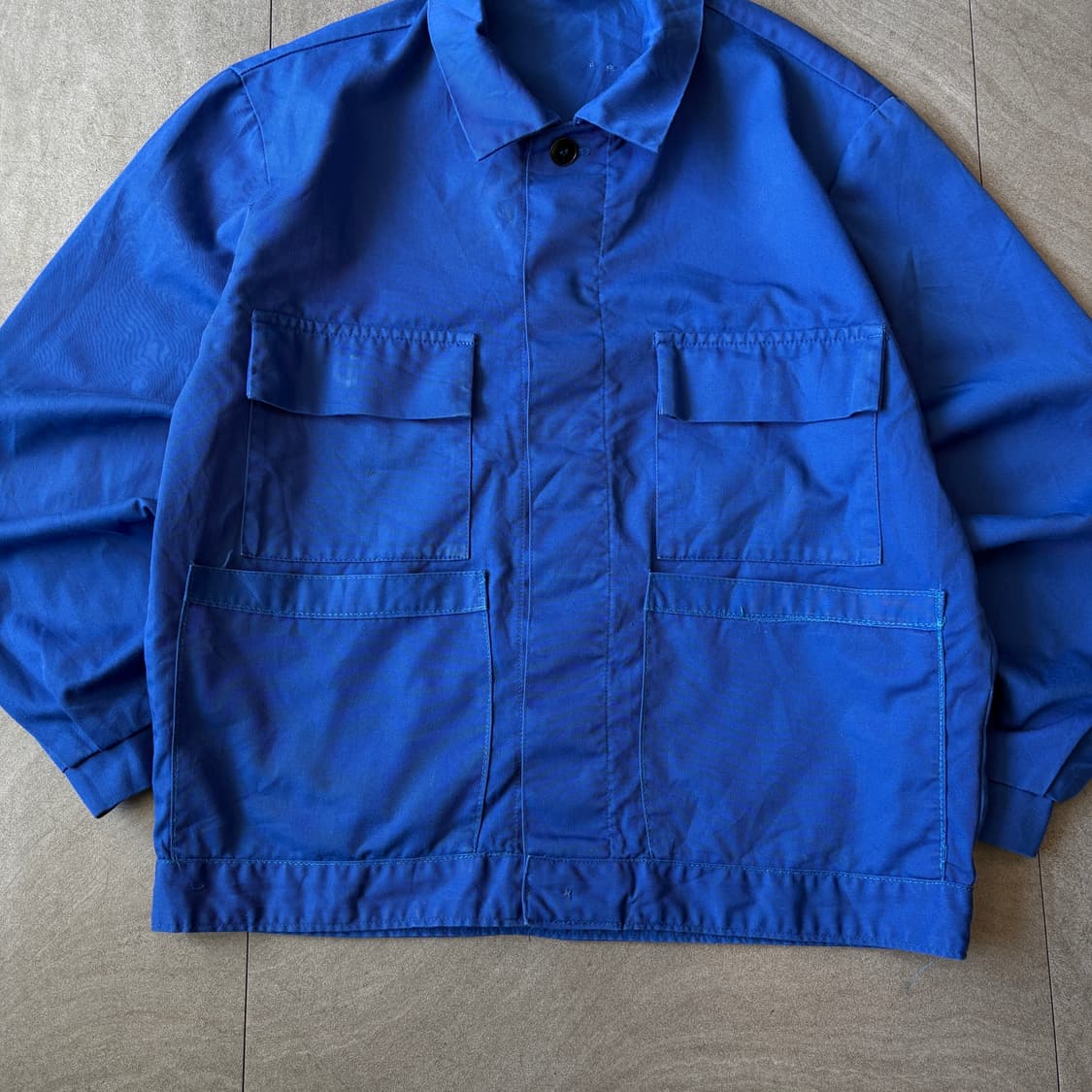 90년대 빈티지 프랑스 생산 프렌치 워크 트윌코튼 자켓 상품이미지4