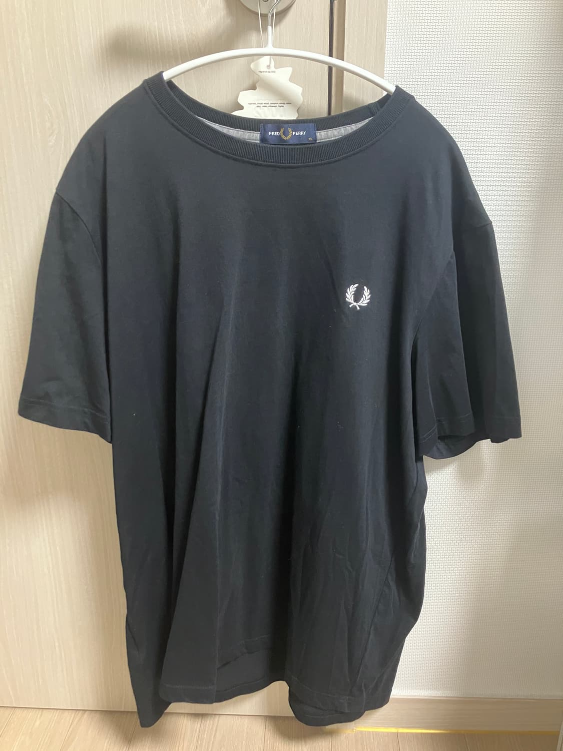 (XL) 프레드페리 반팔 티 블랙 상품이미지1