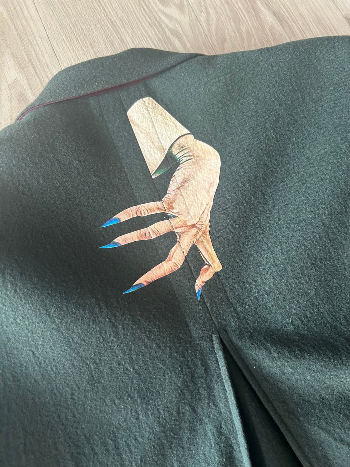 언더커버 디핸드 코트 다크그린 상품이미지5