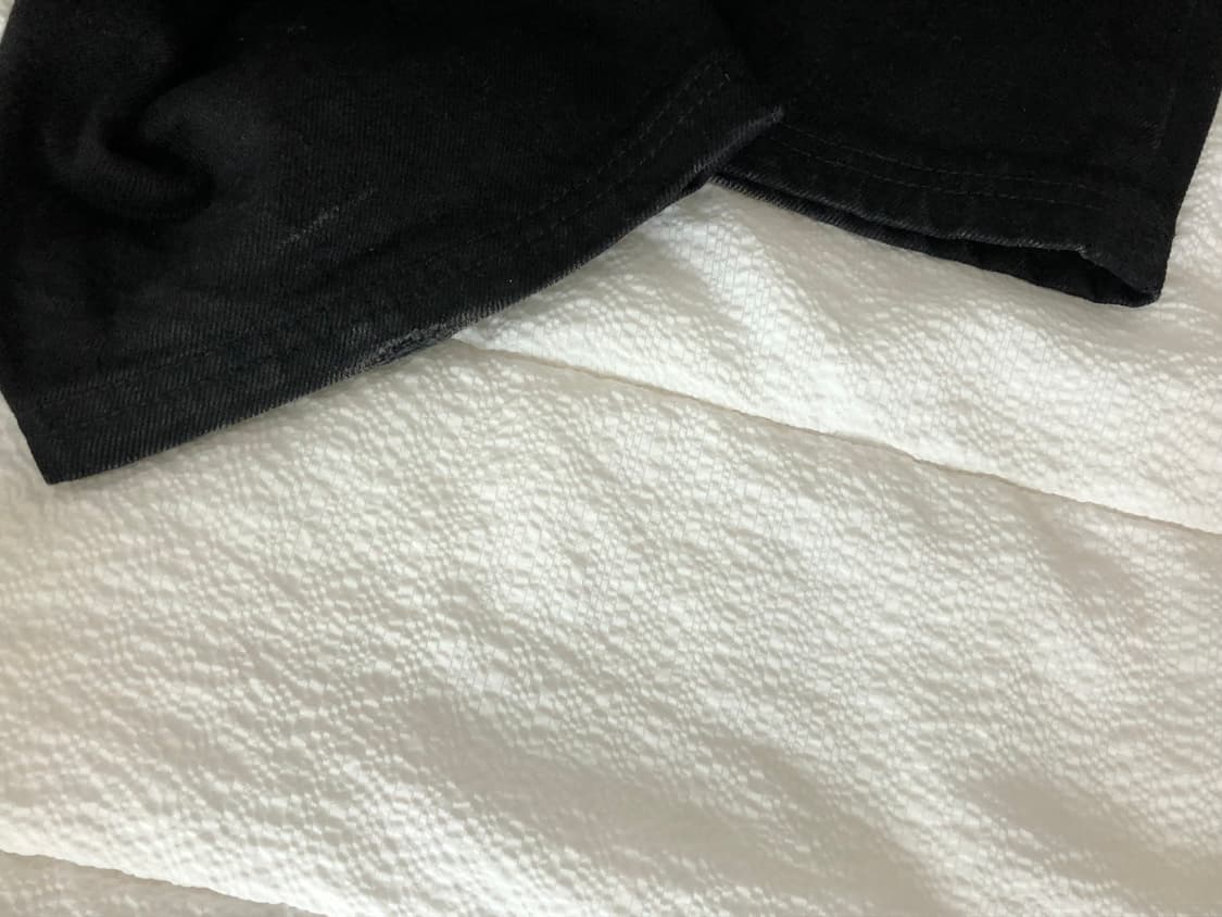 미스치프 롬버스 블랙 데님 진 (m size) 상품이미지3