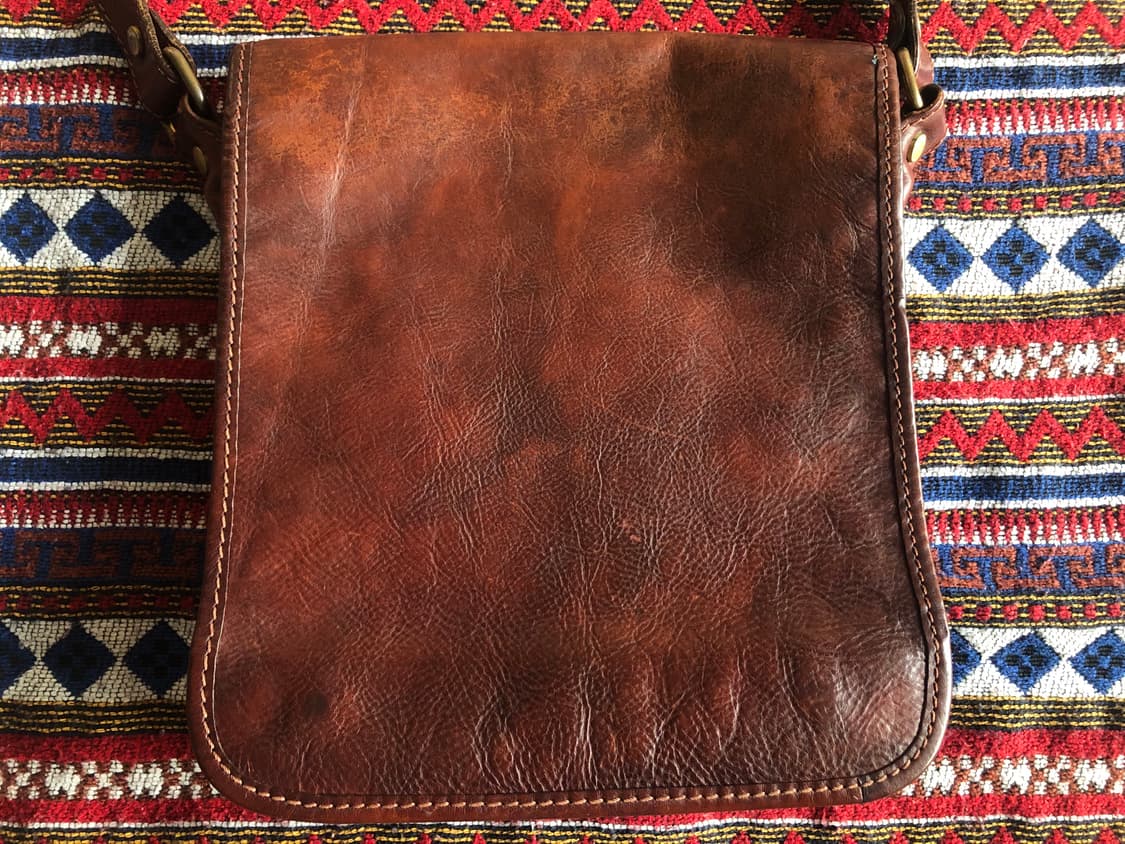 빈티지 이탈리아 레더 크로스백 상품이미지3