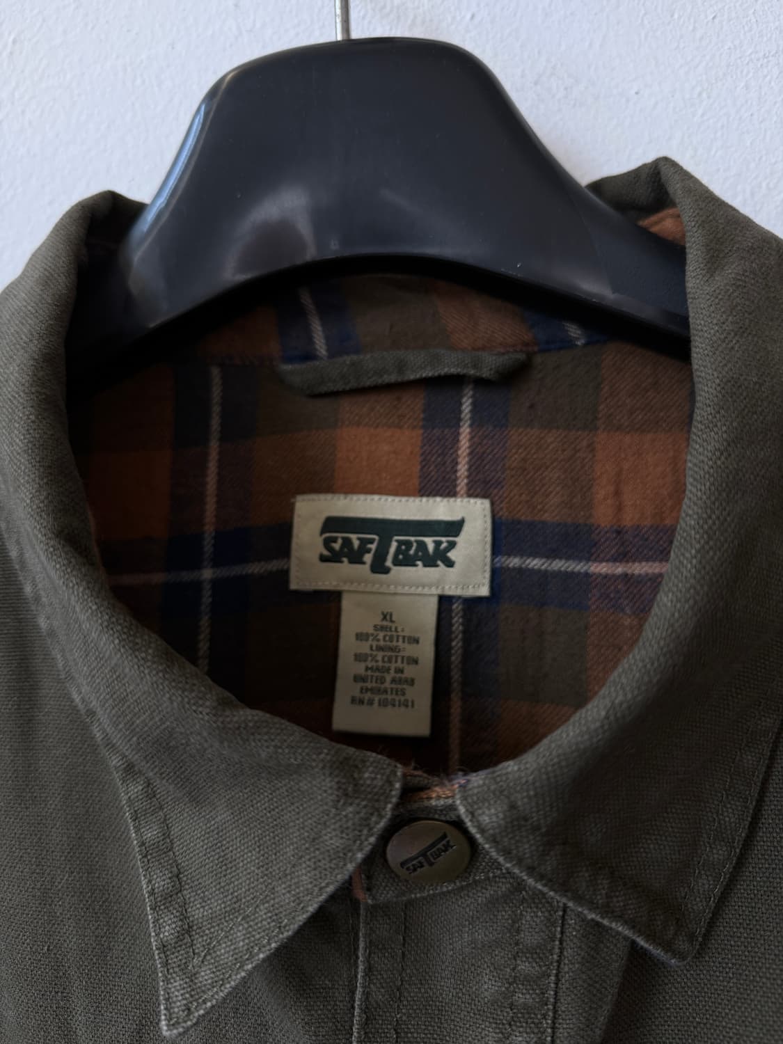 Saftbak 모스그린 셔츠 XL-XXL 상품이미지2