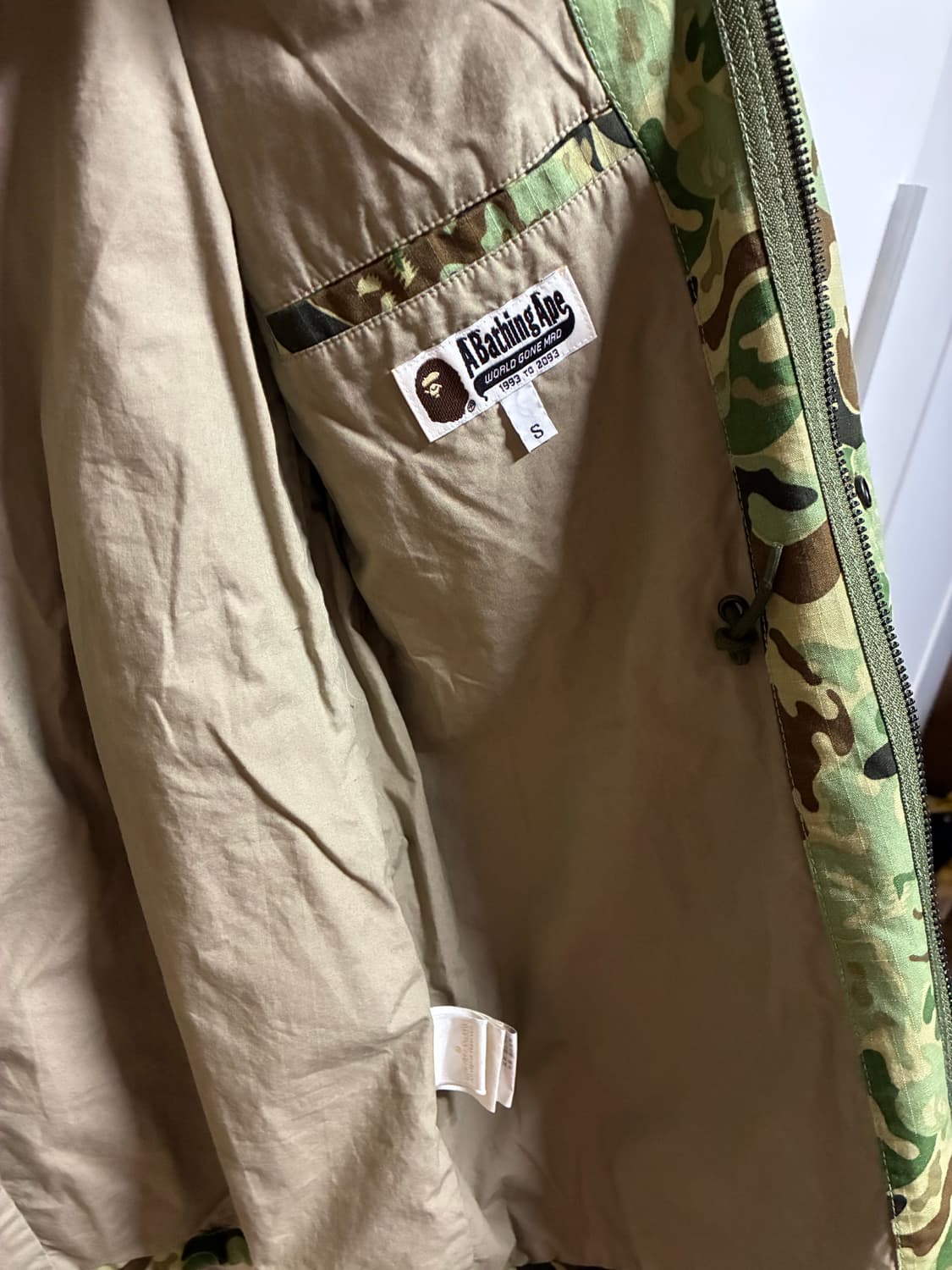 베이프 카모 밀리터리 자켓 상품이미지4