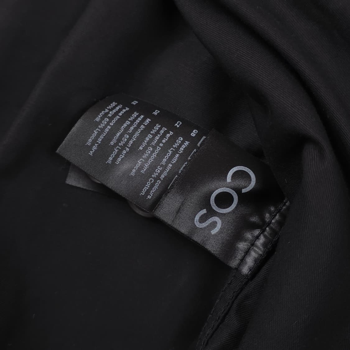 코스 릴렉스드 핏 리오셀 셔츠 블랙 (L) 상품이미지5