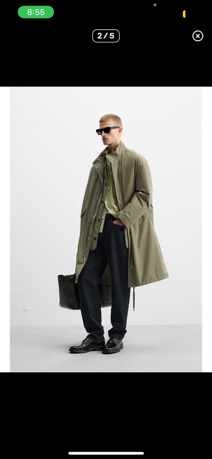 자라 투인원 야상 상품이미지2