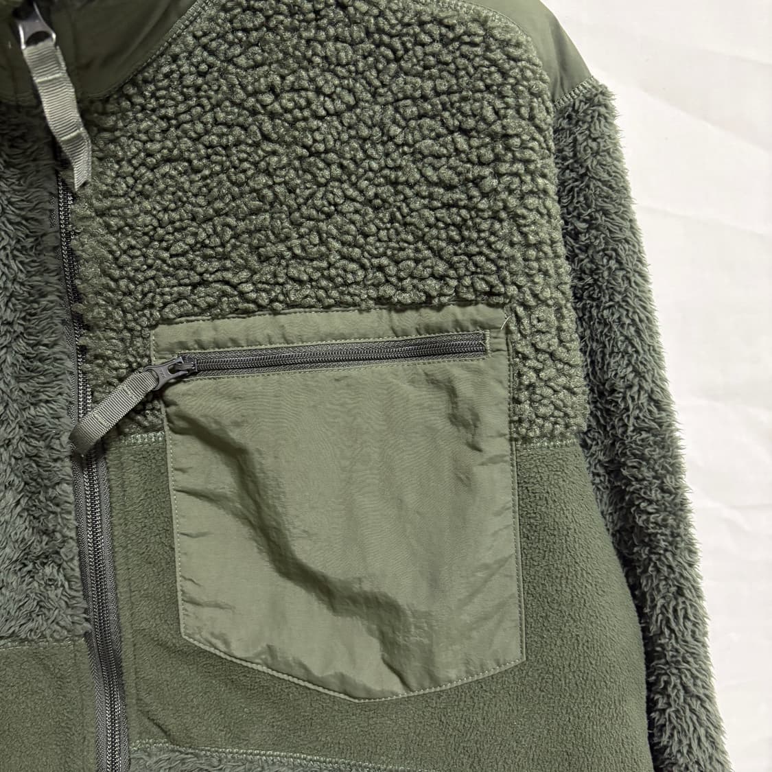 유니클로x엔지니어드 가먼츠 콜라보 플리스 집업 / 카키, M 상품이미지5