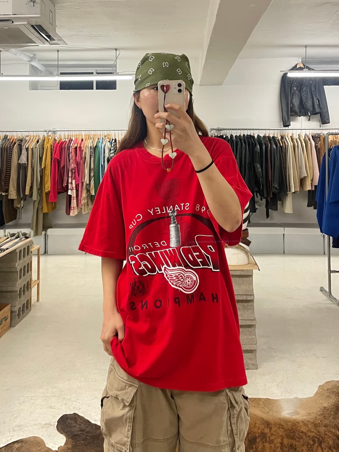 샵 세일🔥1998 STANLEY CUP detroit red wings 상품이미지1