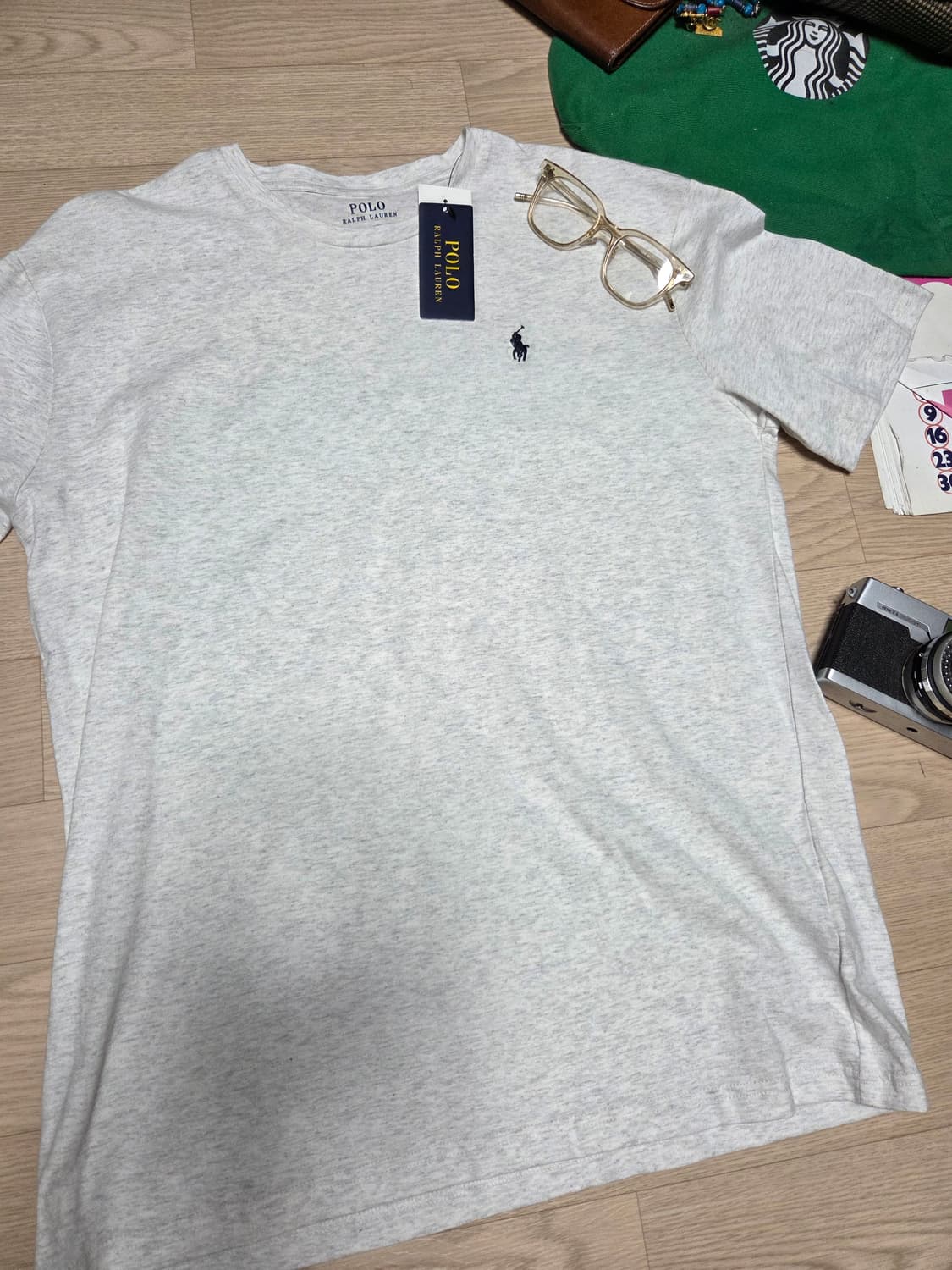 (새상품)폴로 랄프로렌 오트밀 반팔 티셔츠        상품이미지2