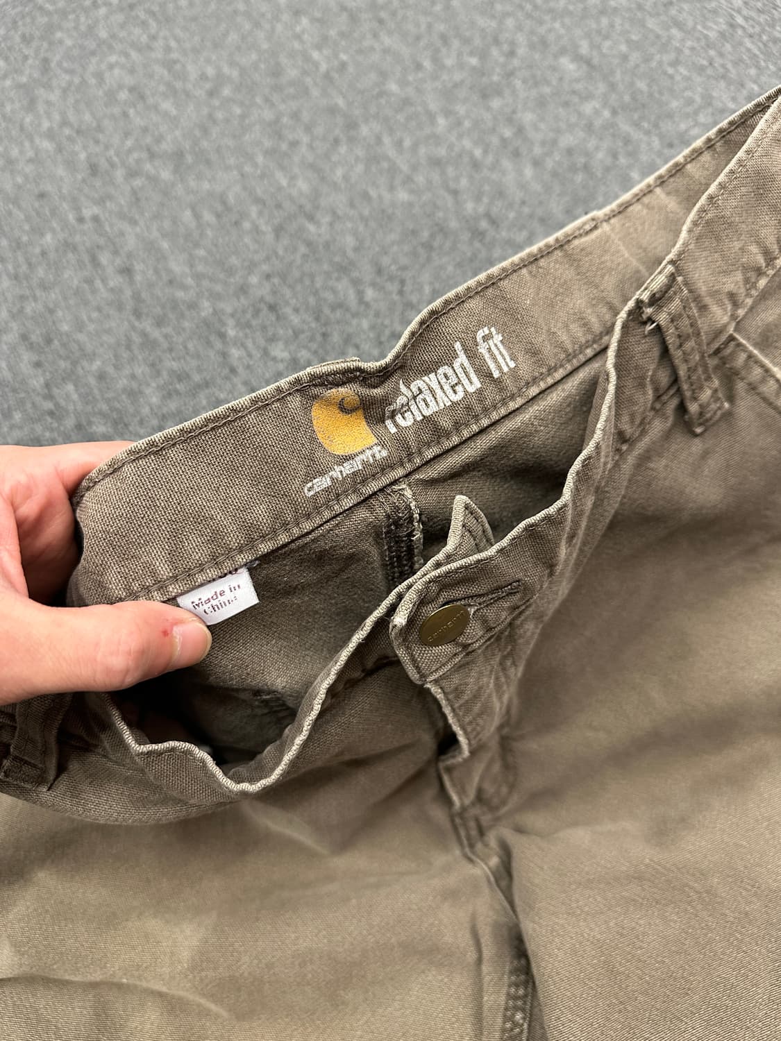 36) 칼하트 Relaxed fit 브라운 워크팬츠  상품이미지9