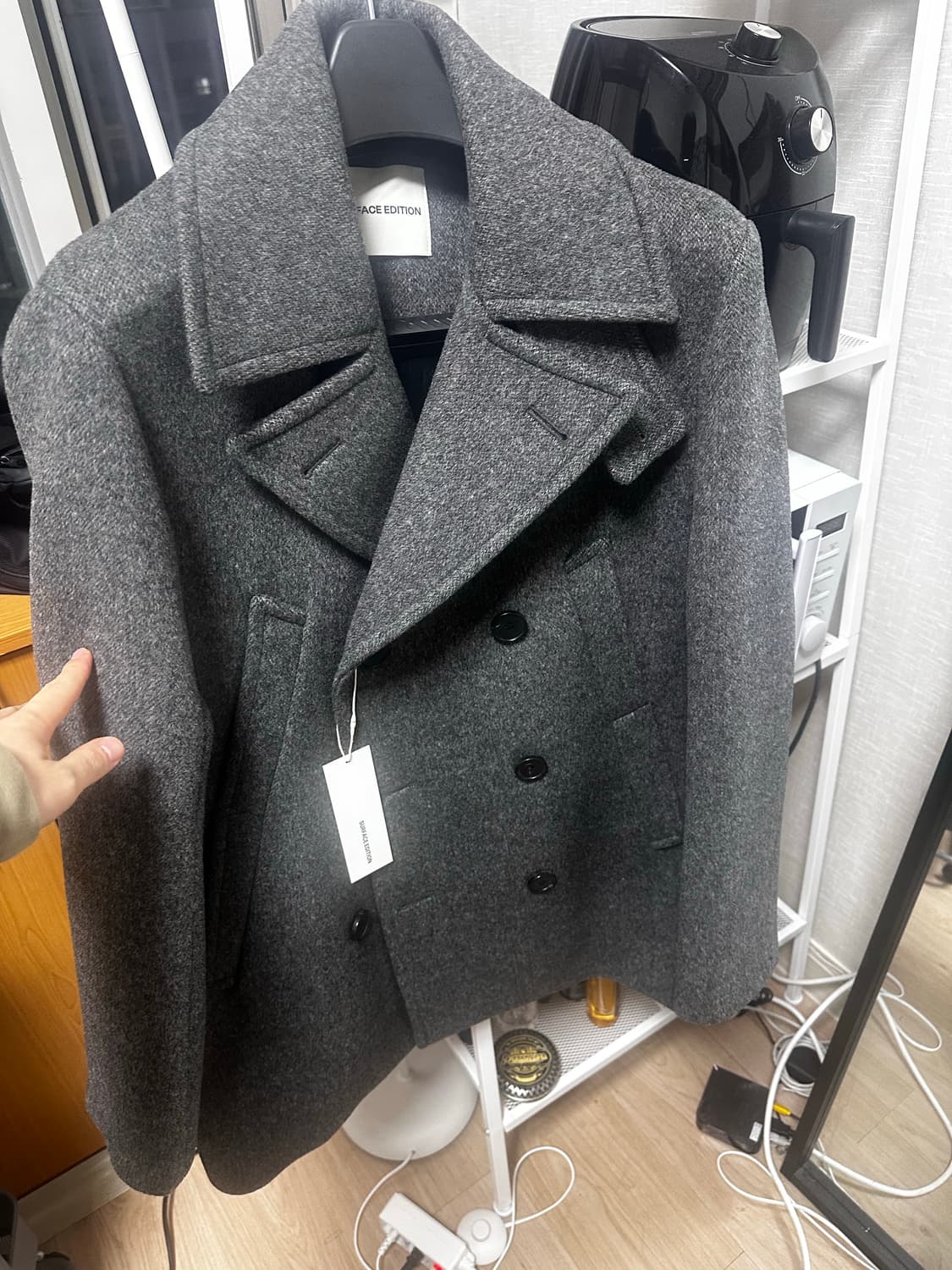 서피스에디션 25FW 모즈 피코트 그레이 M 상품이미지4