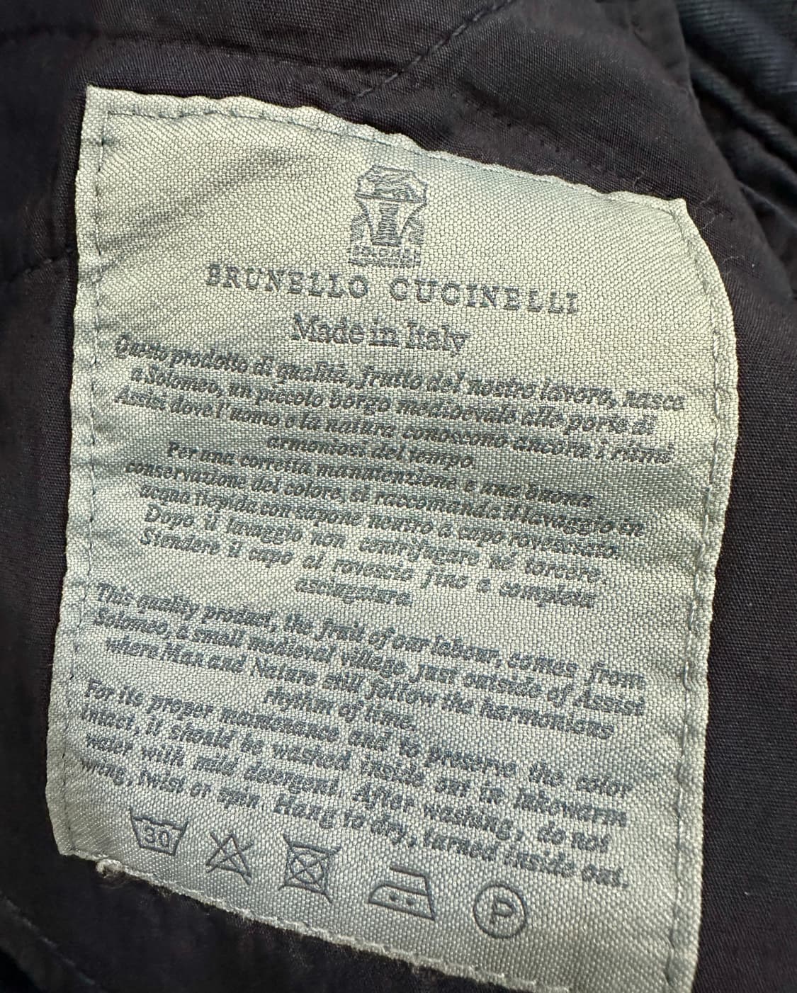 브루넬로 쿠치넬리 다크네이비 데님팬츠 35 상품이미지5