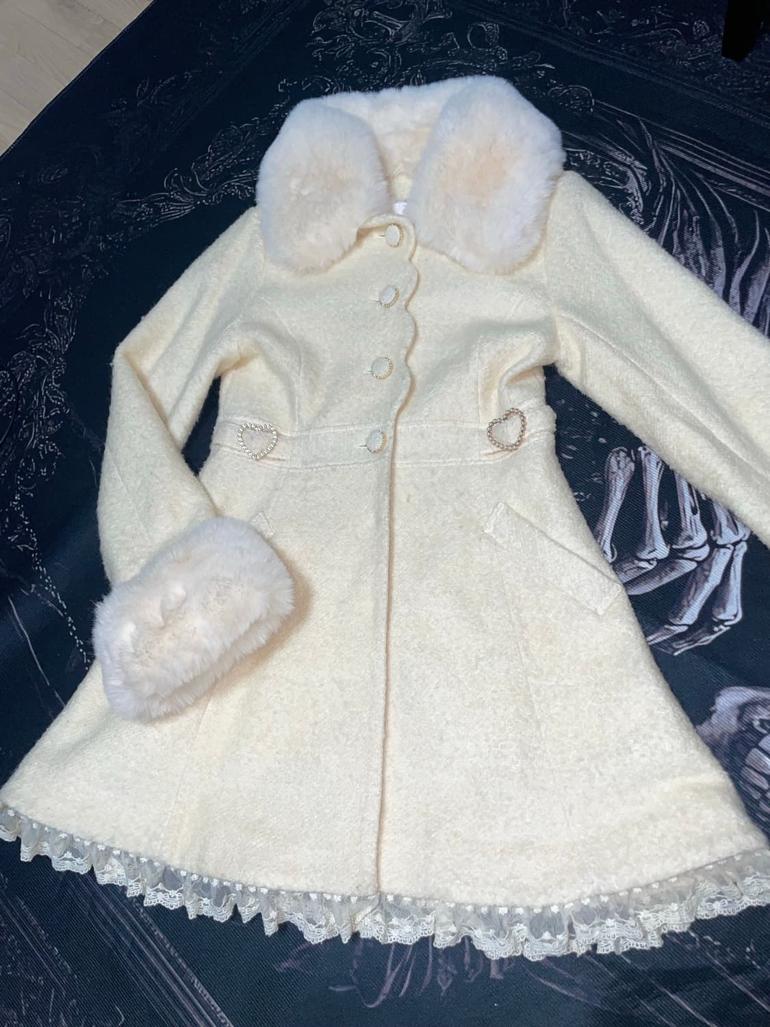 리즈리사 하트버클 퍼코트 히메갸루 양산형 상품이미지3