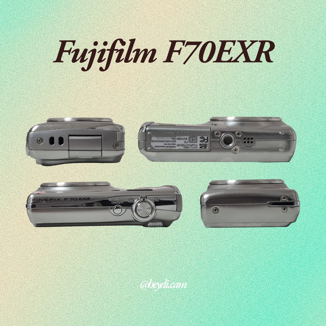 A급 > (아일릿원희) 후지 F70EXR(fuji F70EXR) 실버 상품이미지3