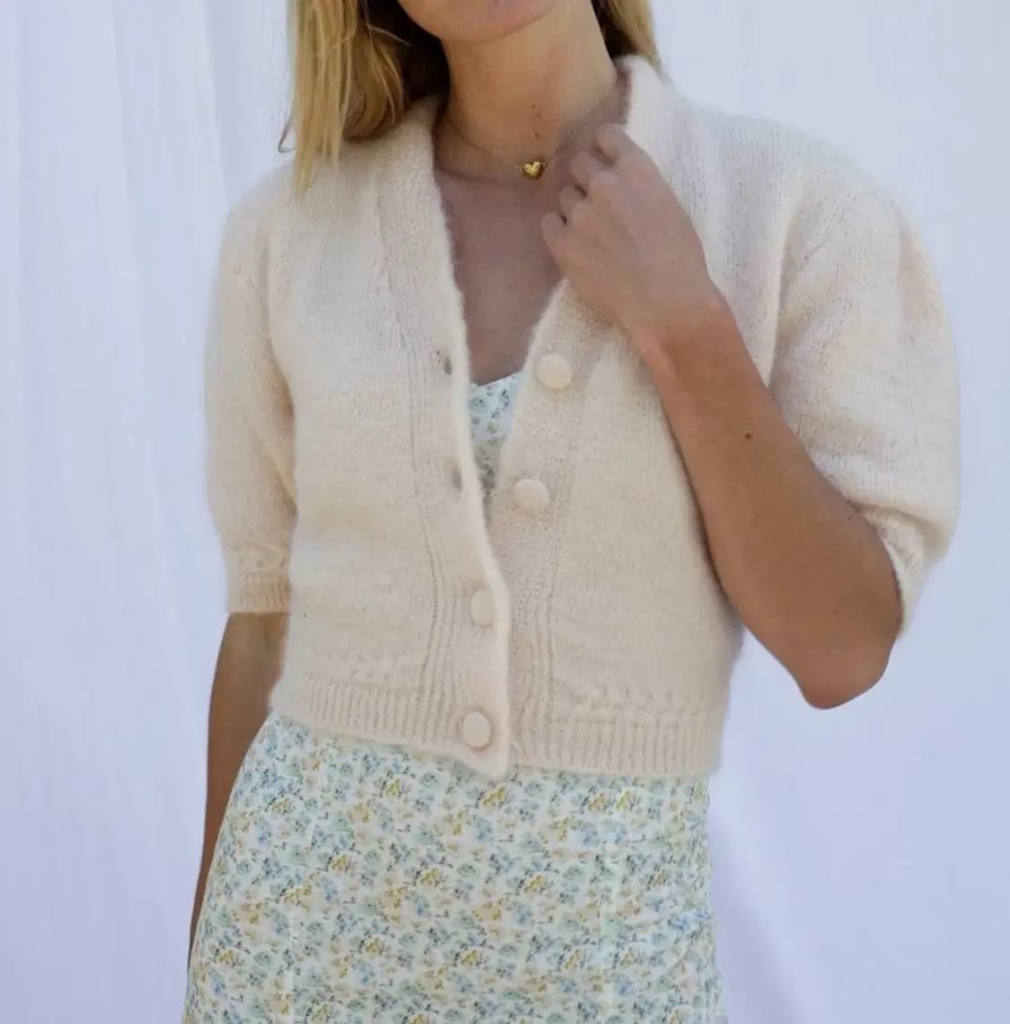 Rouje 루쥬/루즈 논노 모헤어 가디건 사이즈 38 상품이미지2