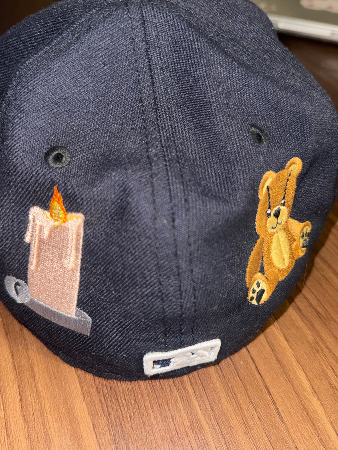 capo 카포 - 뉴에라 리본 커스텀 모자 ( 네이비 ) 상품이미지2