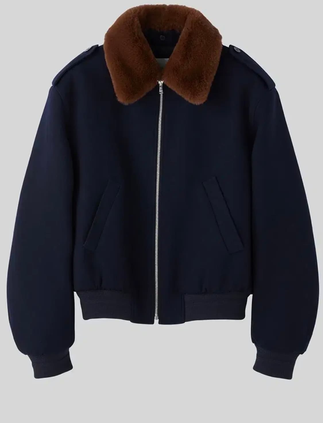 렉토 / 에폴렛 버진울 점퍼 / M 상품이미지1