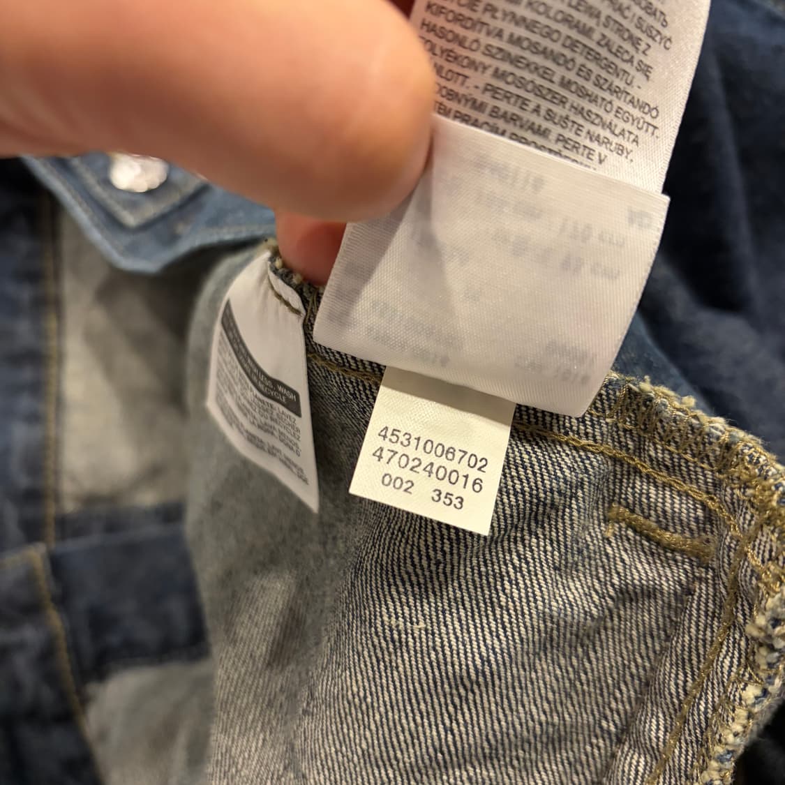 [M] 리바이스 데님 트러커 자켓 청자켓 B628 상품이미지10