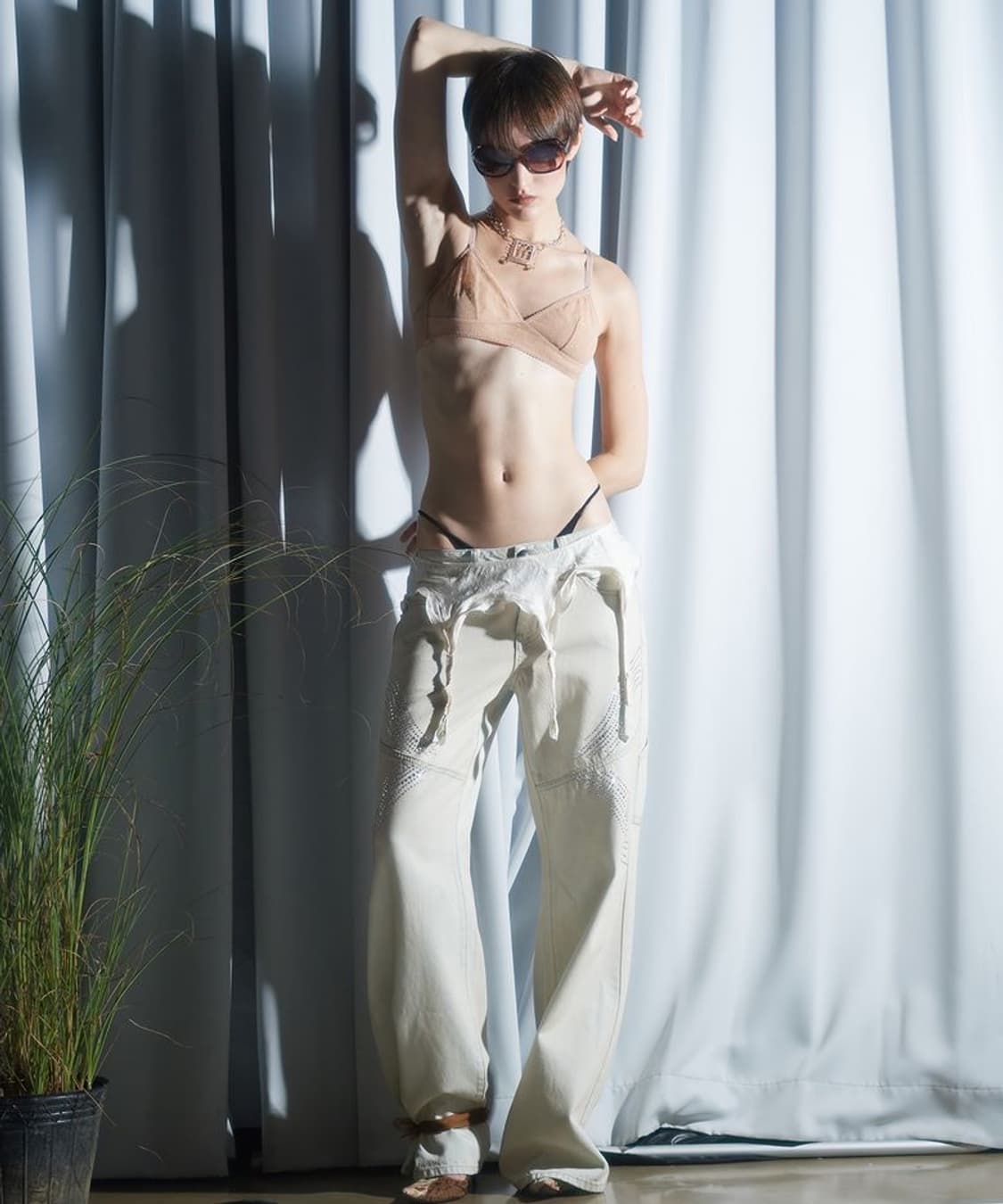 [M] 스컬프터 라인 스톤 로우라이즈 데님 틴티드 워시 상품이미지2