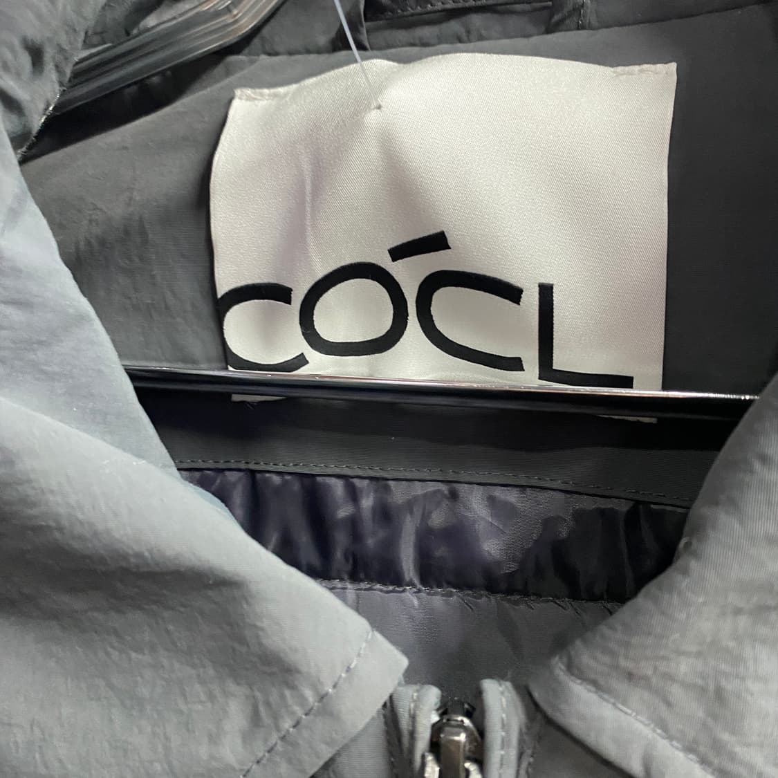 커스텀어클락 커브드 투웨이 항공 패딩 점퍼 B4064 상품이미지3