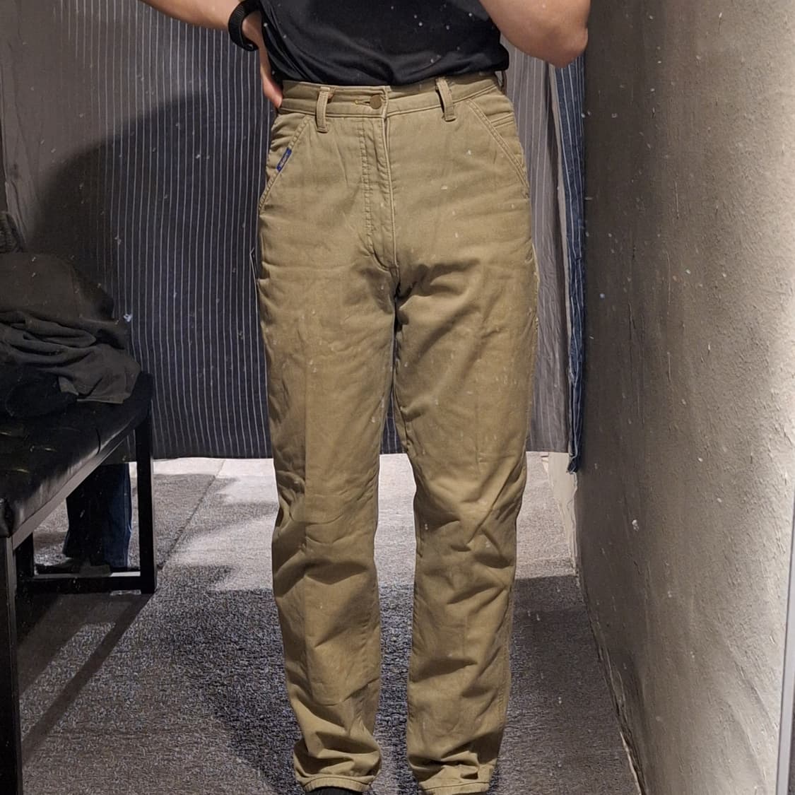 랭글러 RAPIDTRANSIT JP 80s 라이트카키 퍼티그포켓 코튼팬츠 상품이미지1