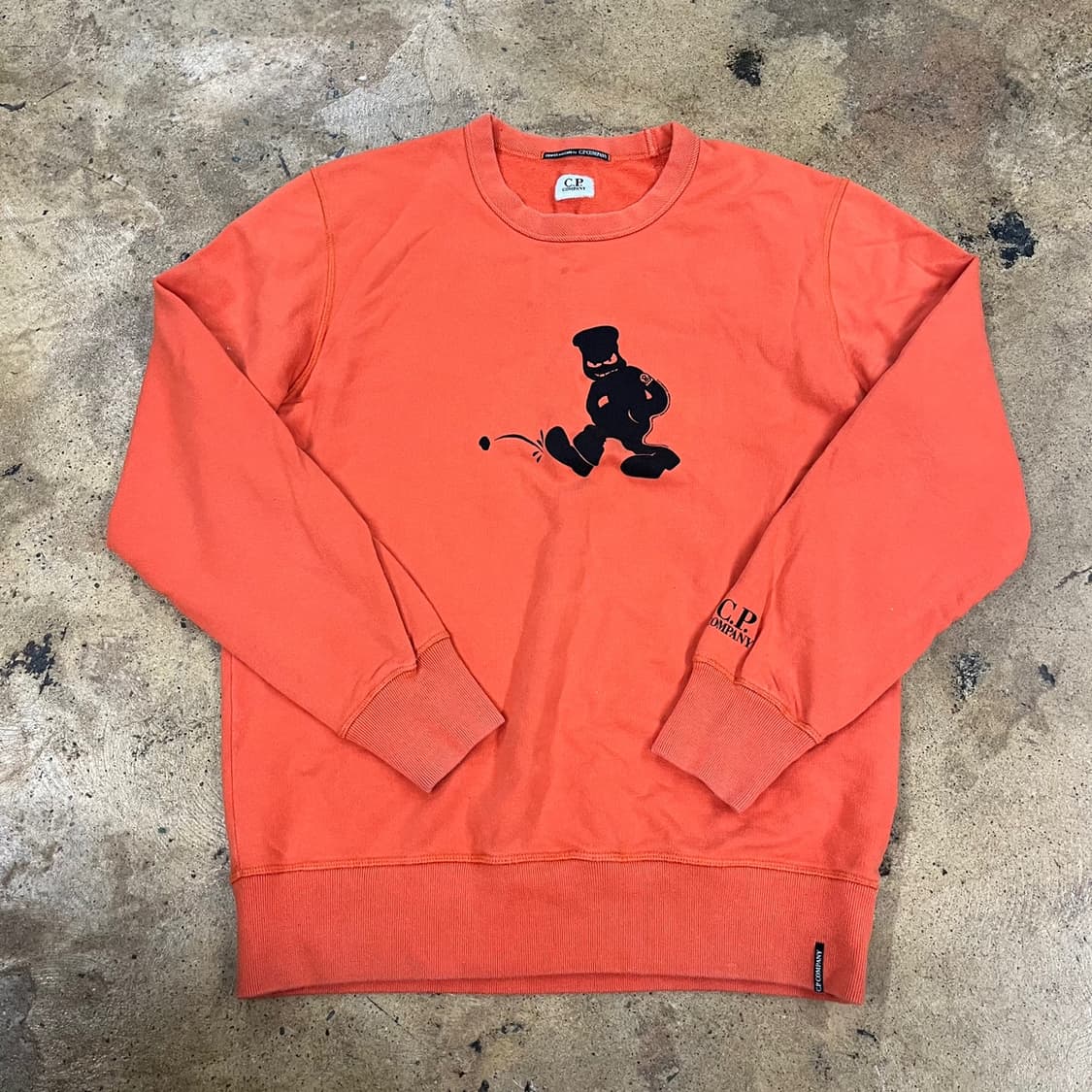 [정품/L] CP컴퍼니 캐릭터 프린팅 맨투맨 오렌지 b18 상품이미지2