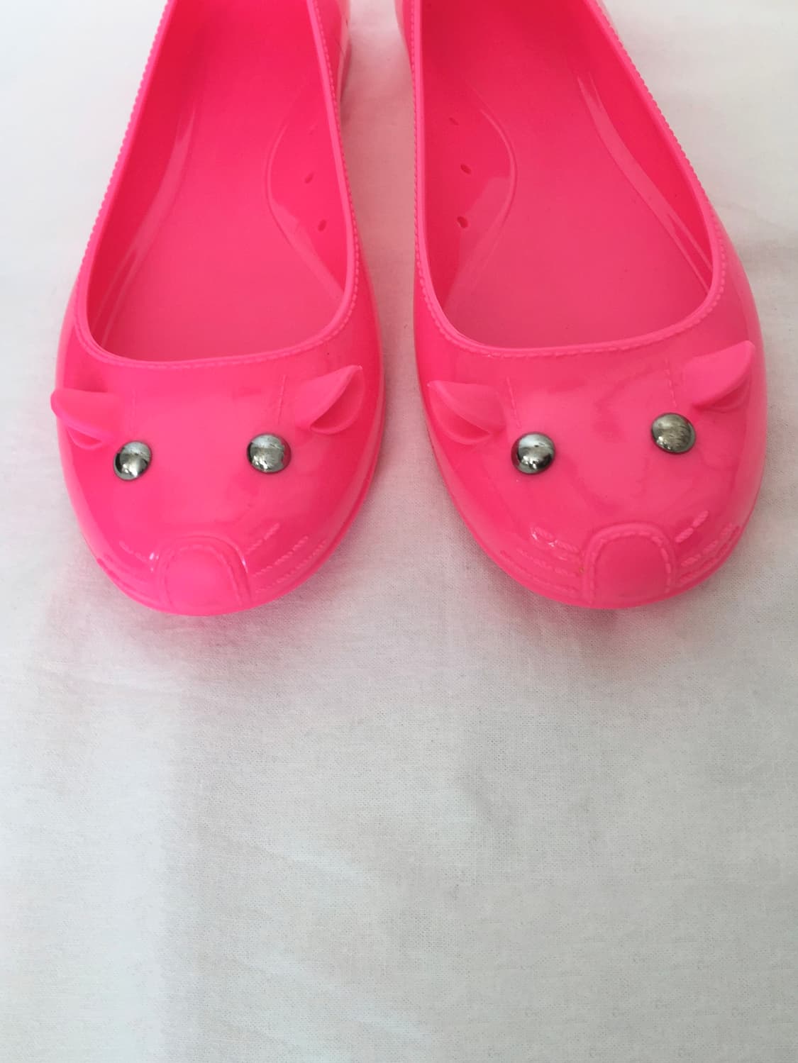 Marcjacobs Jelly Pink rat flat shoes 상품이미지5