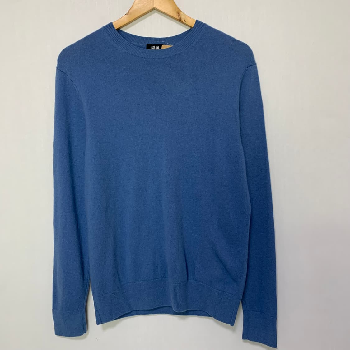 유니클로 빈티지 캐시미어 100 니트 블루 여성 M 남성 S 상품이미지2