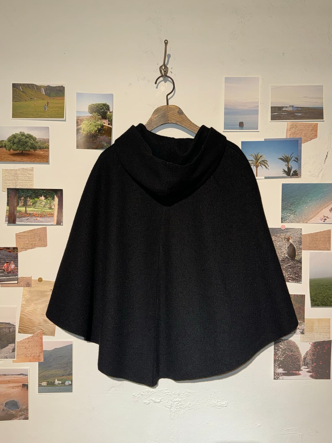 꽃 스티치 후드 케이프 상품이미지6