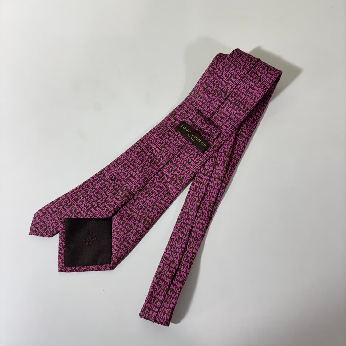 OS 루이비통 실크100% 모노로고 명품넥타이 상품이미지1