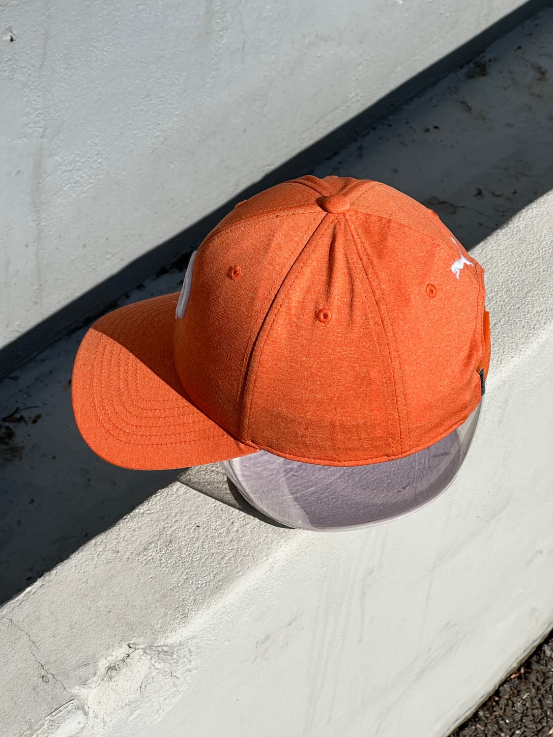 [F] 푸마 P로고 라이트 오렌지 볼캡 모자 상품이미지3