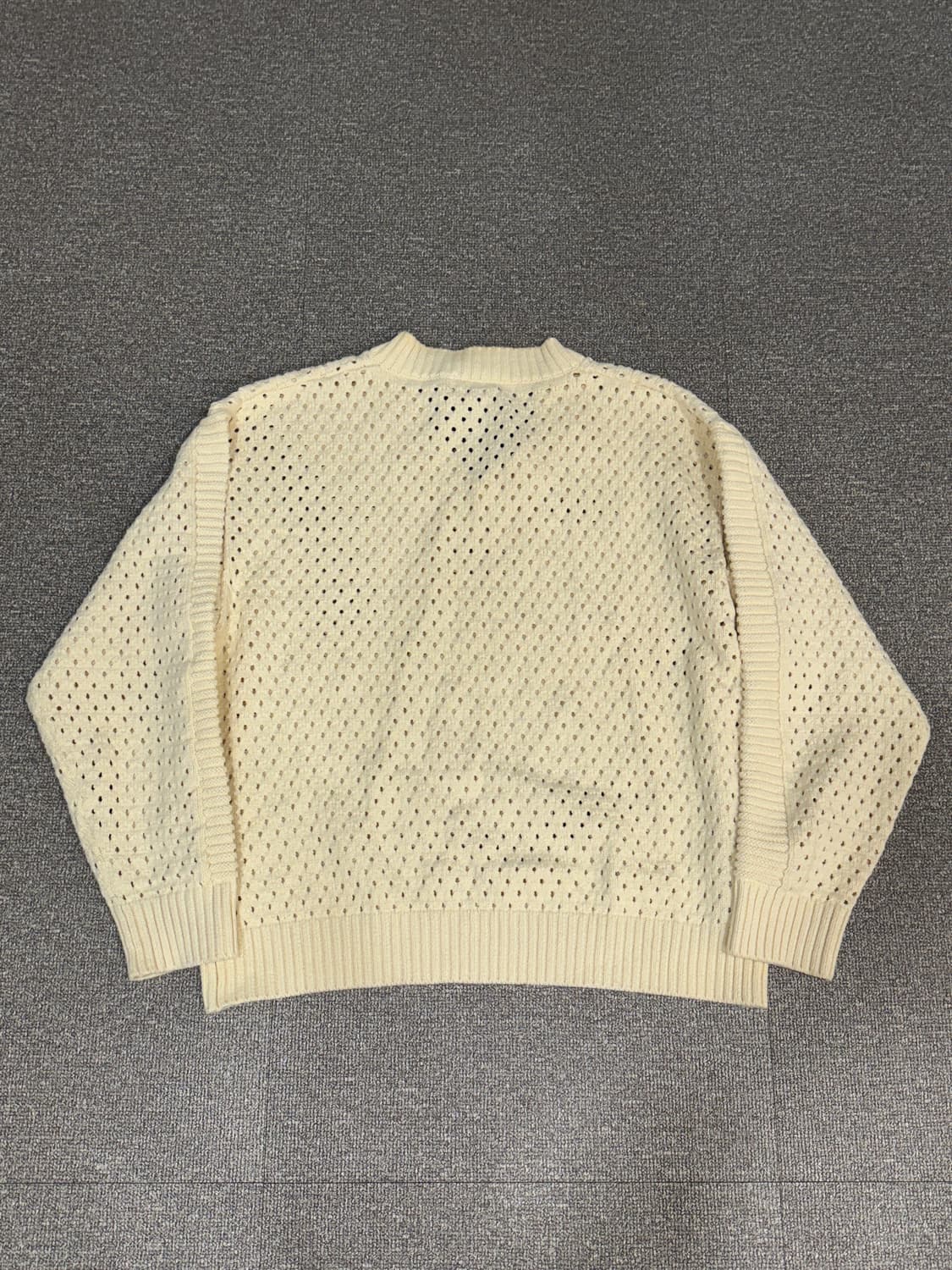 메종미네드 펀칭 니트 아이보리 L  상품이미지6