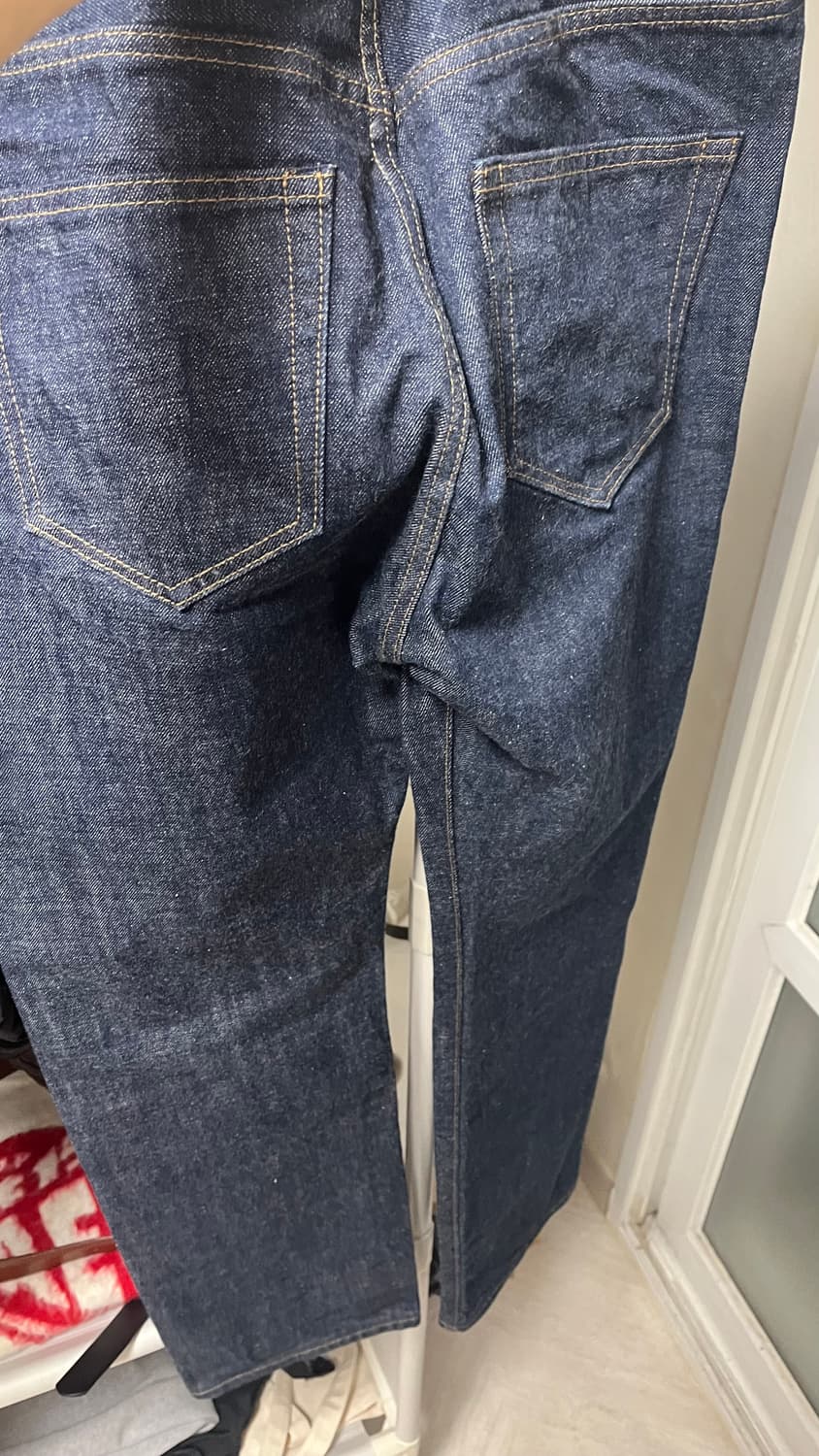 아웃스탠딩 40S SELVEDGE STRAIGHT PANTS_INDIGO 상품이미지2