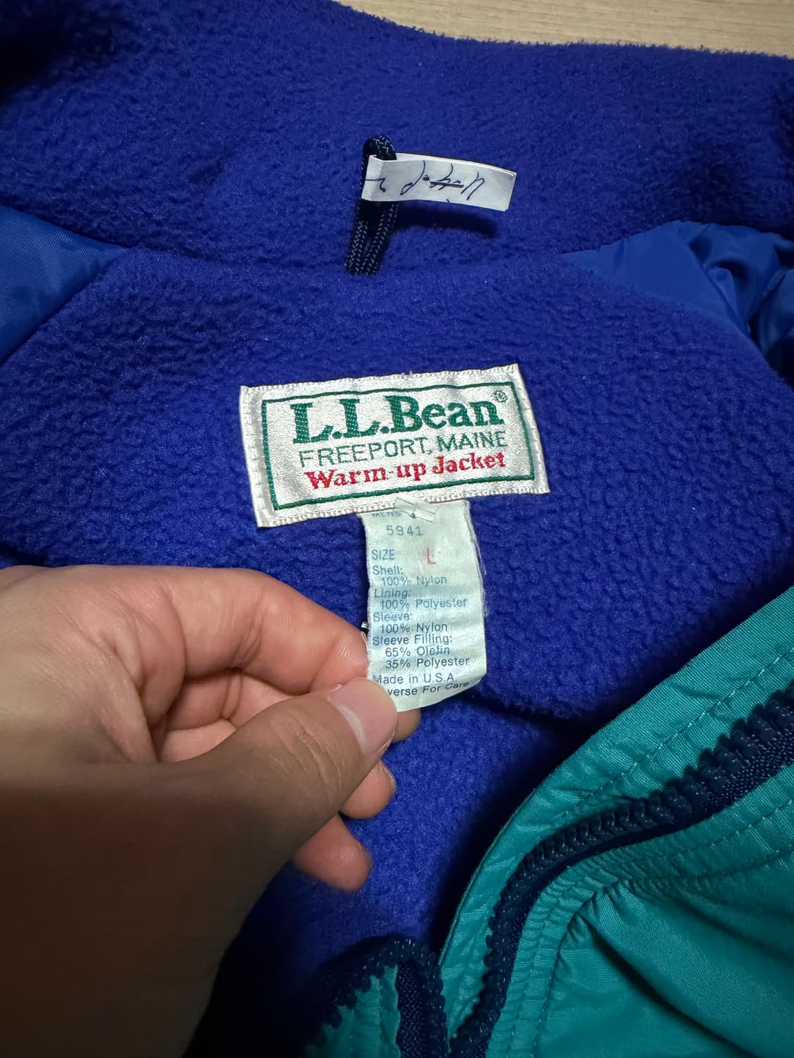 엘엘빈 웜업자켓 L 상품이미지3