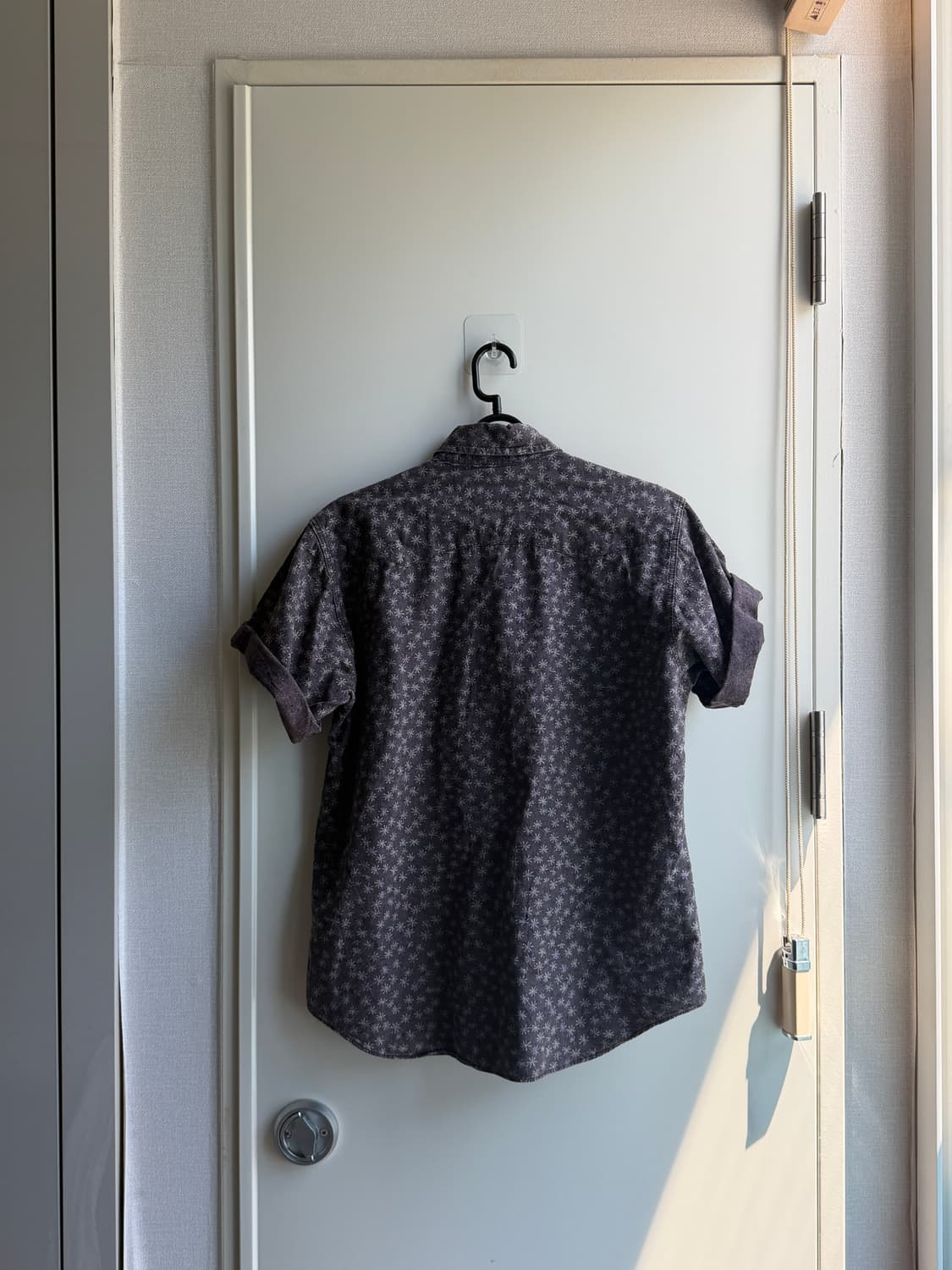 패턴 반팔 남방 셔츠 상품이미지2