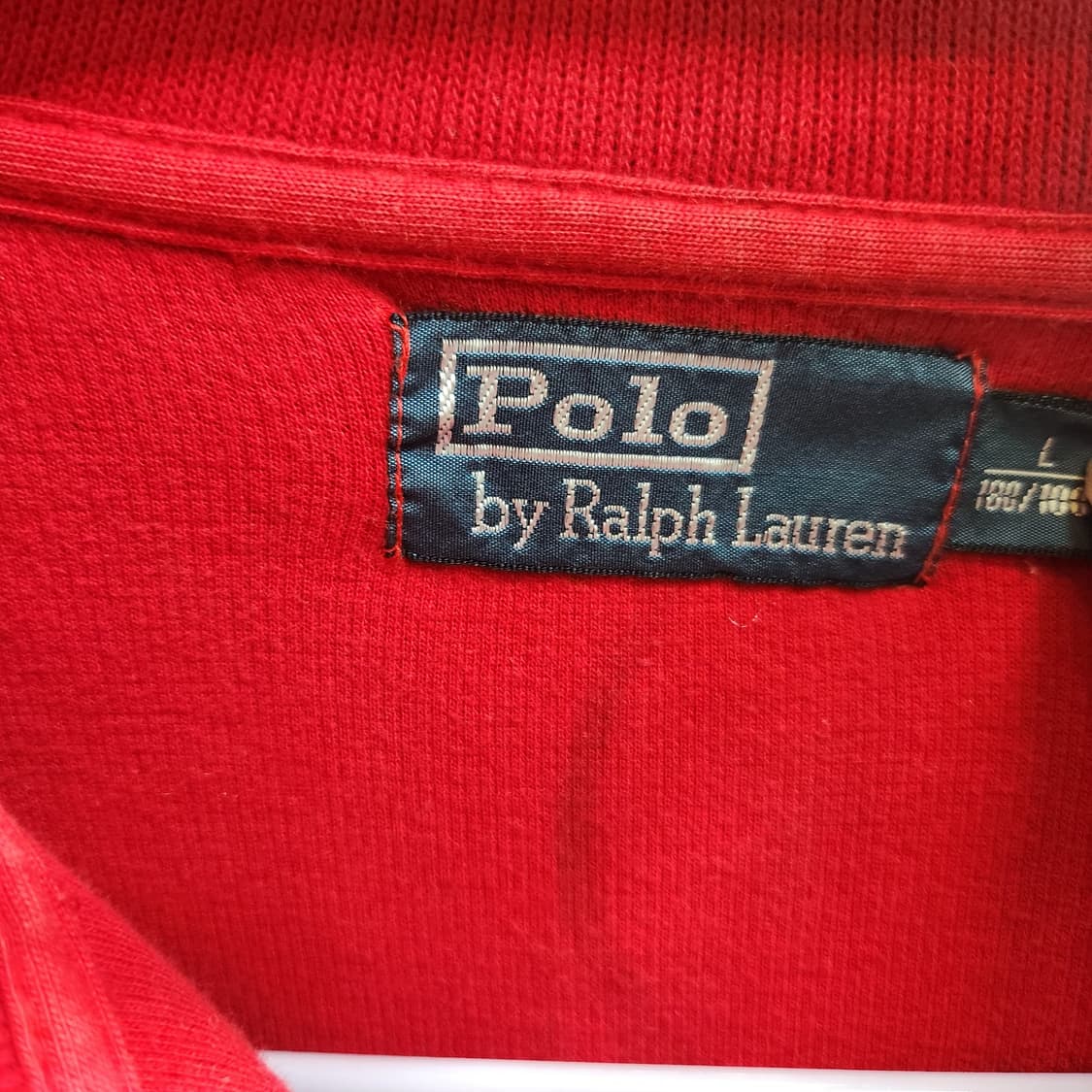 폴로랄프로렌 스키 베어자수 반집업 코튼 반집업 니트 L(2XL) 상품이미지6