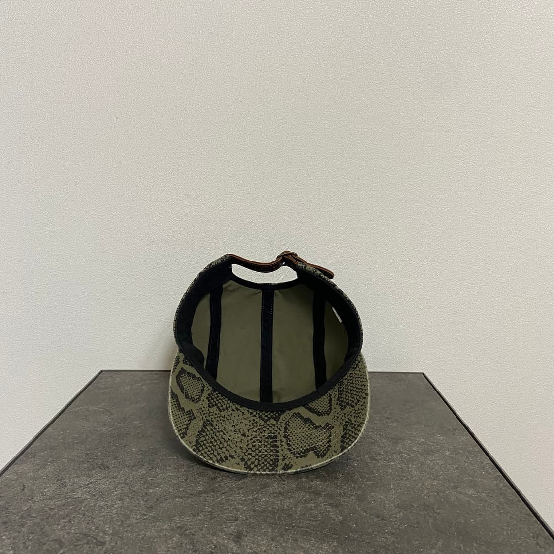 슈프림 캠프캡 모자 24SS 스네이크 레드 박스로고 캡 상품이미지5