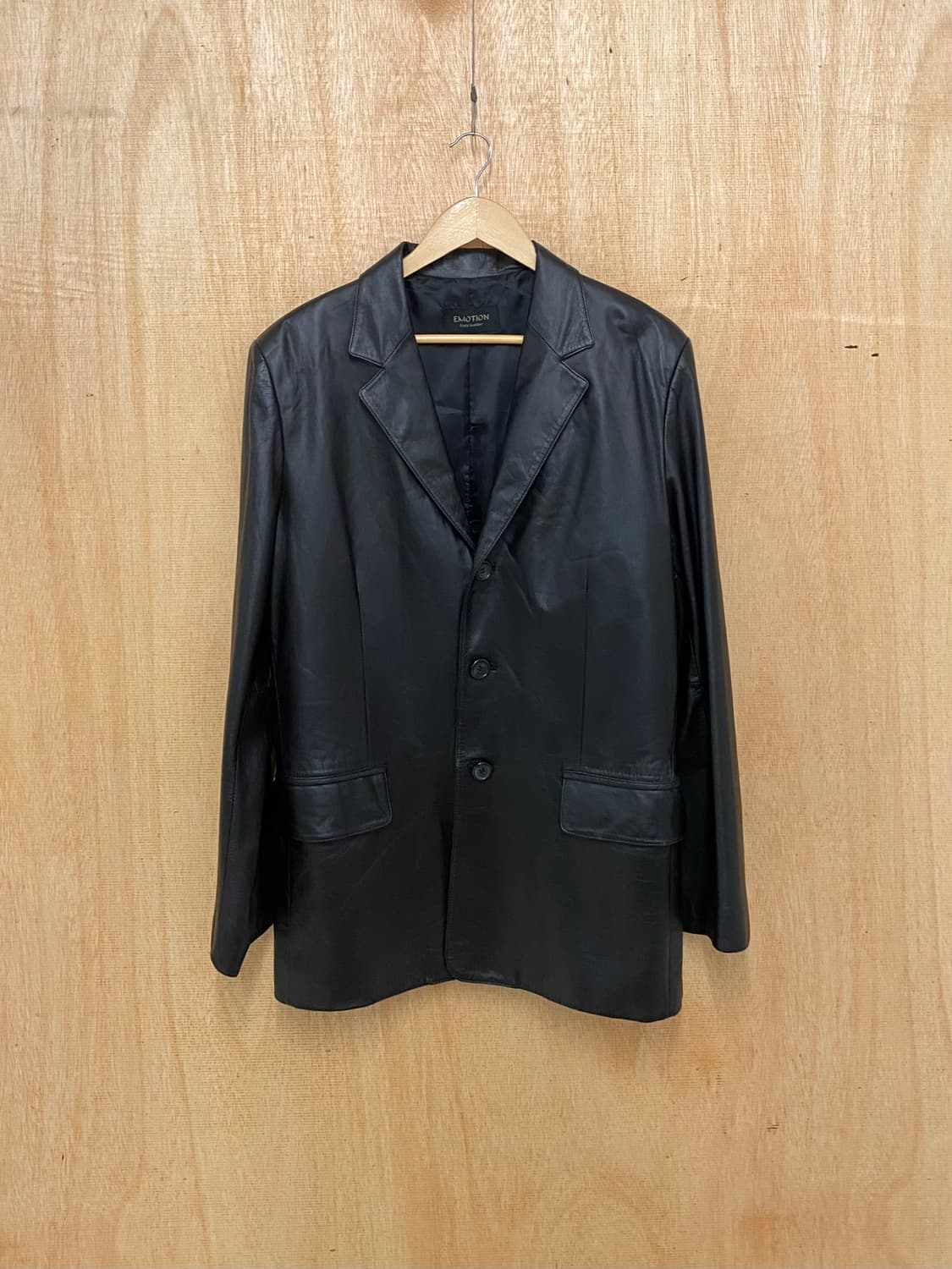 VTG leather blazer jacket 빈티지 레더 블레이져 자켓 상품이미지1
