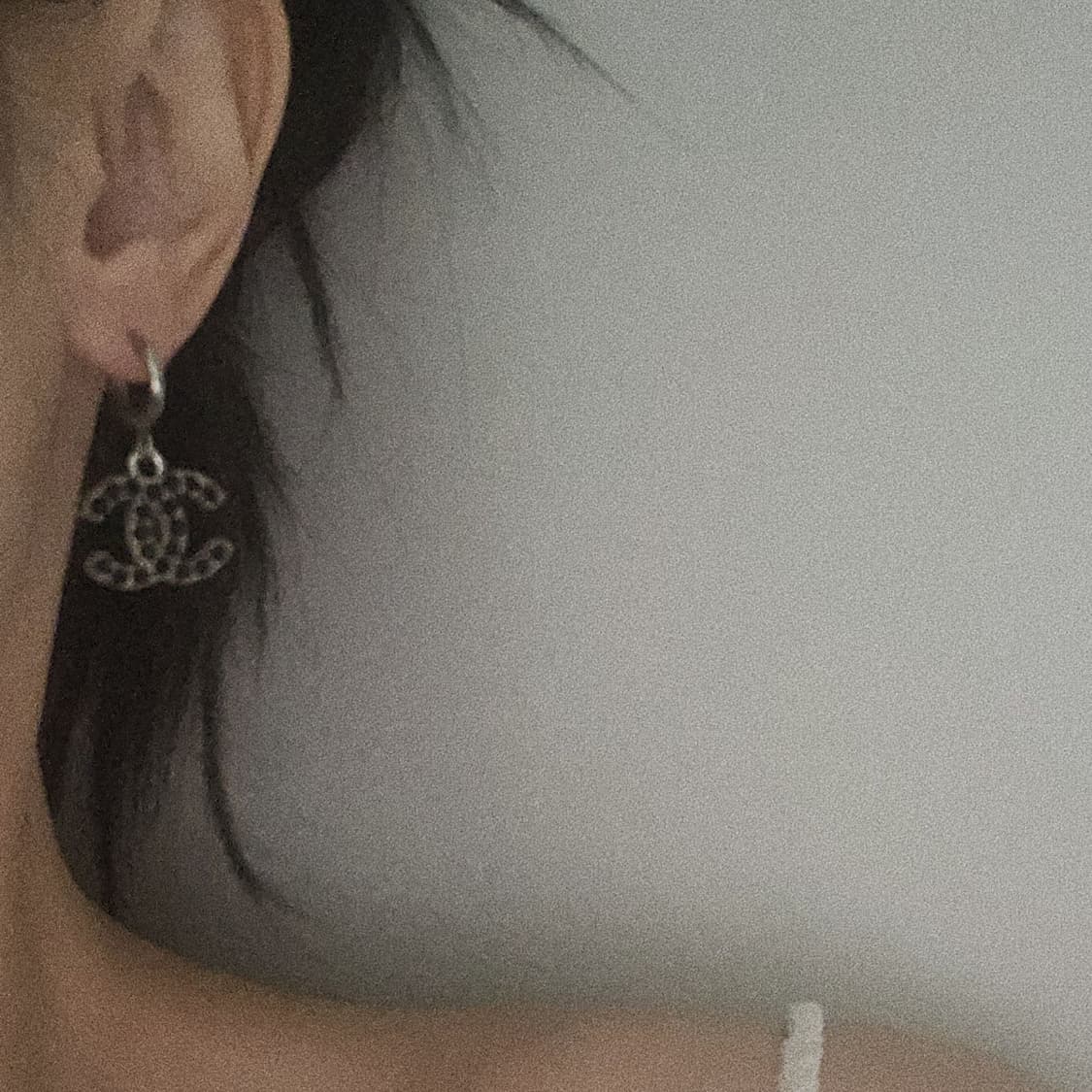 샤넬 정품 빈티지 업사이클링 귀걸이 상품이미지1