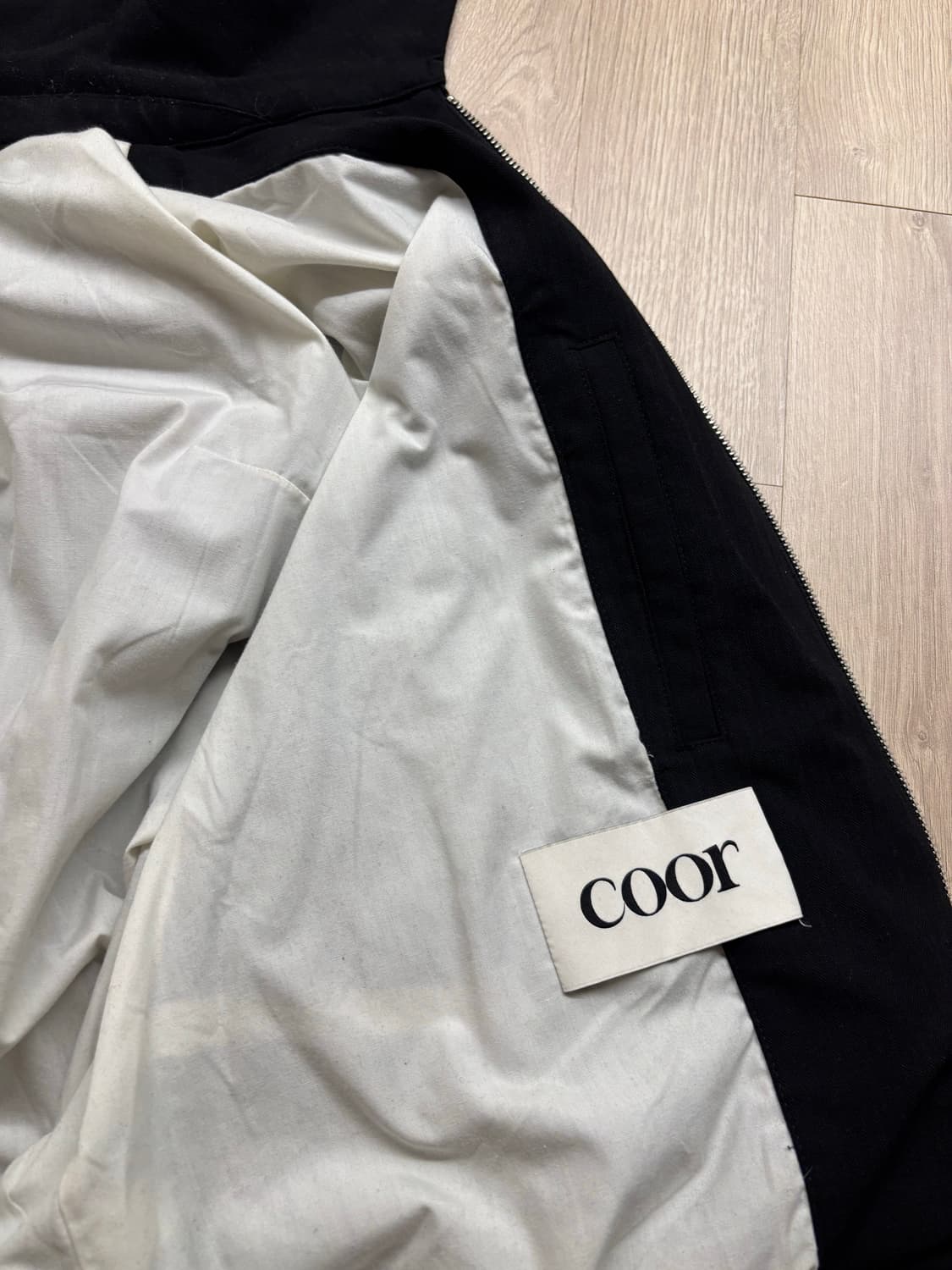 COOR 블랙 봄버 자켓 상품이미지8