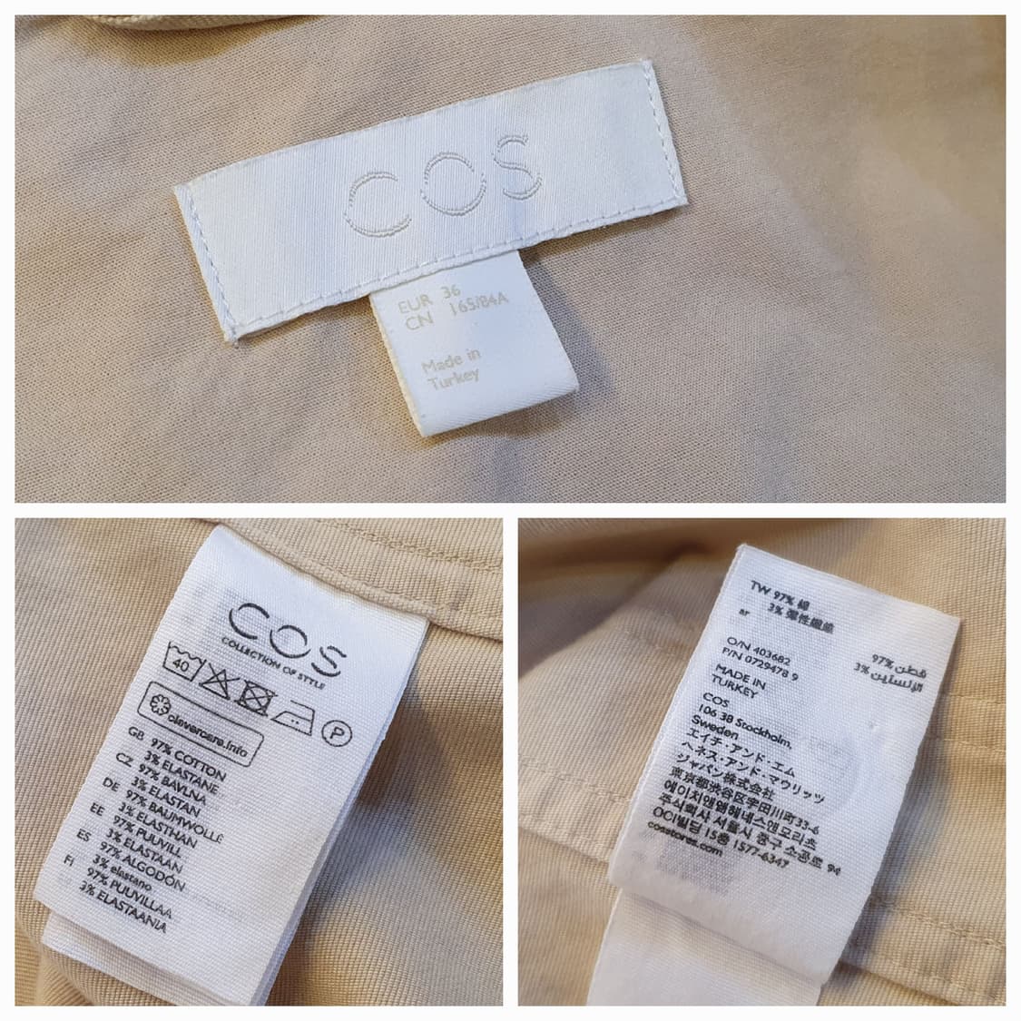 66.COS 워크웨어 스판자켓 상품이미지8