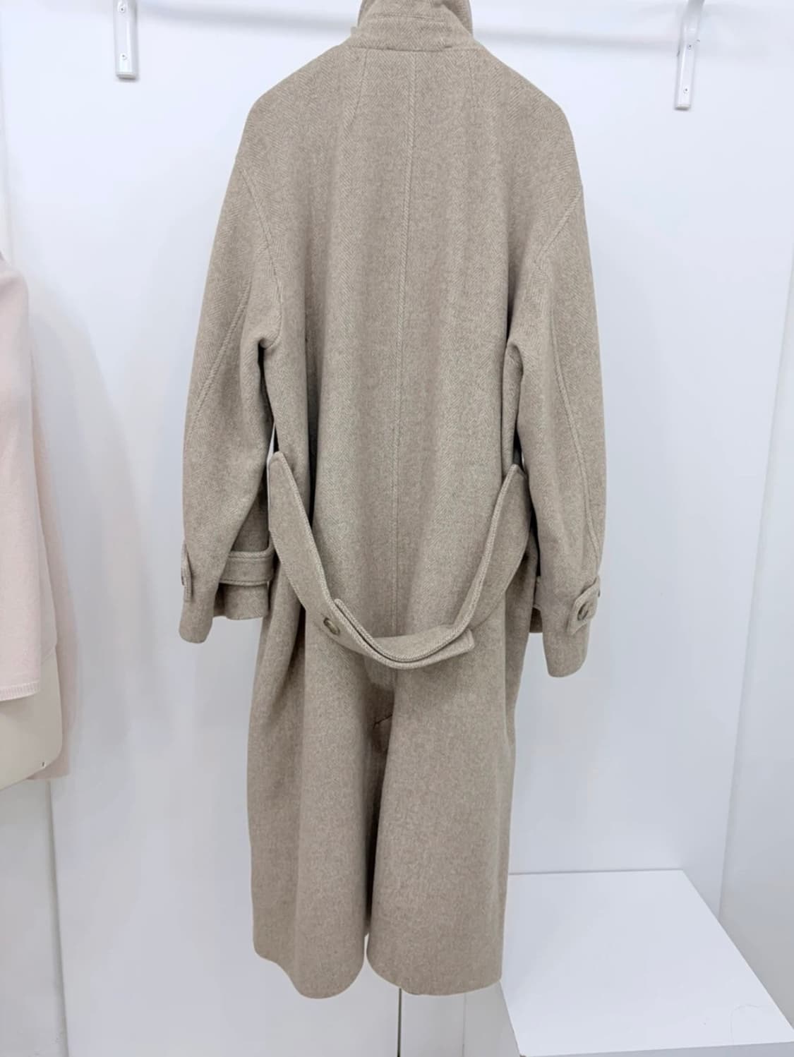 COS 코스 오버사이즈 라운드 울 코트 S 상품이미지6